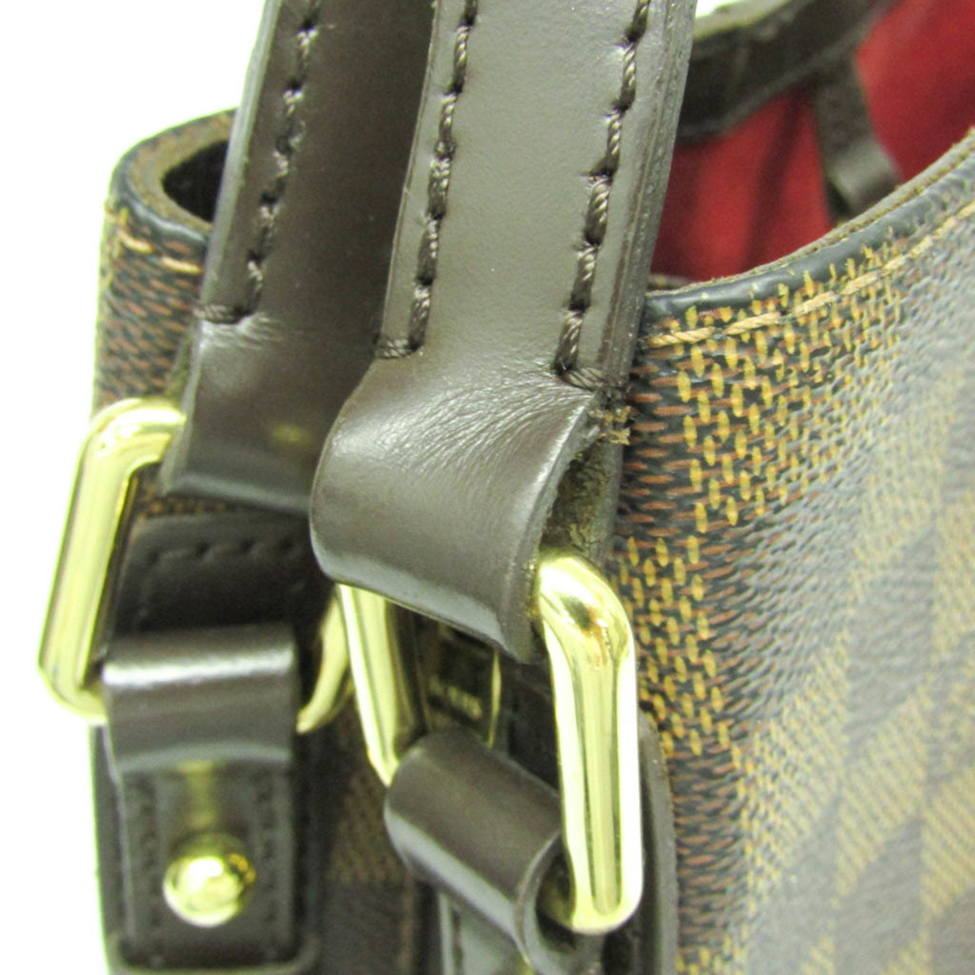 Louis Vuitton Rivington Brown Canvas Shoulder Bag (Pre-Owned)