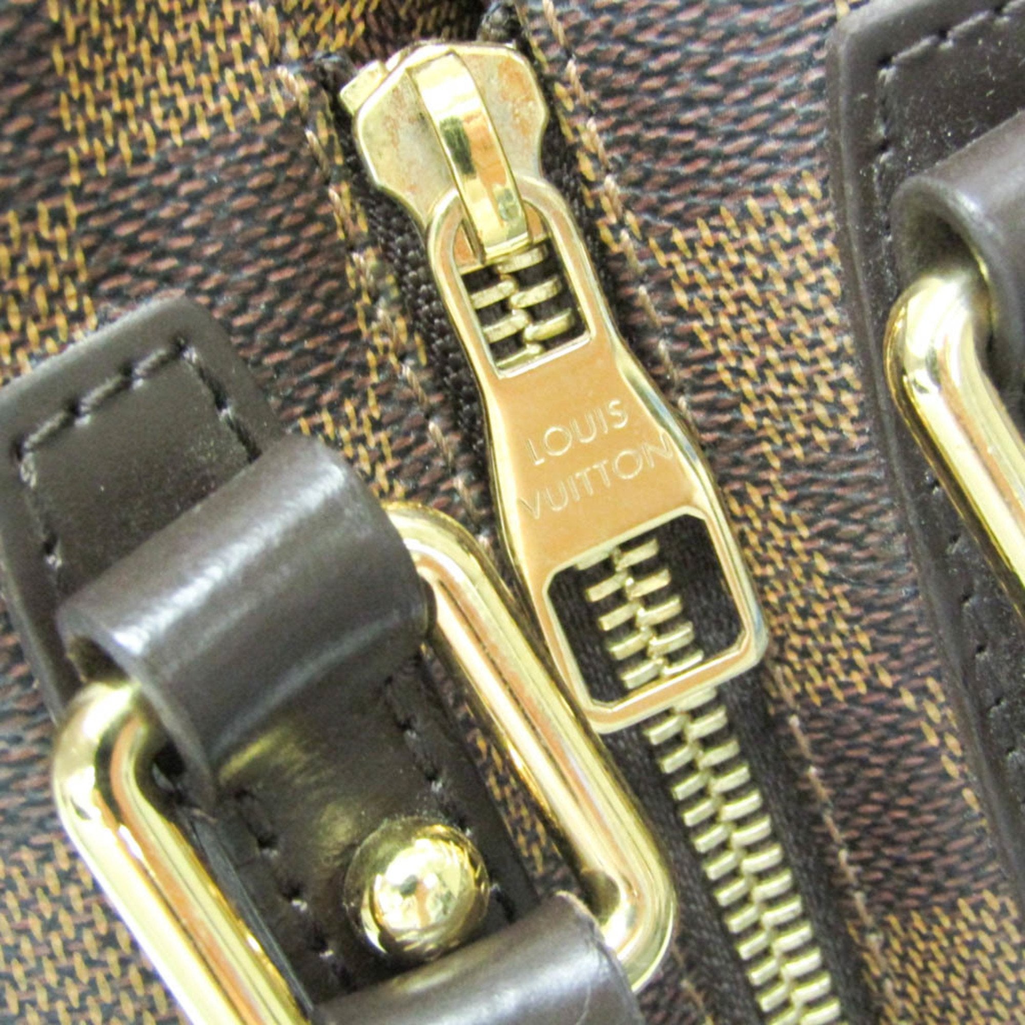Louis Vuitton Rivington Brown Canvas Shoulder Bag (Pre-Owned)