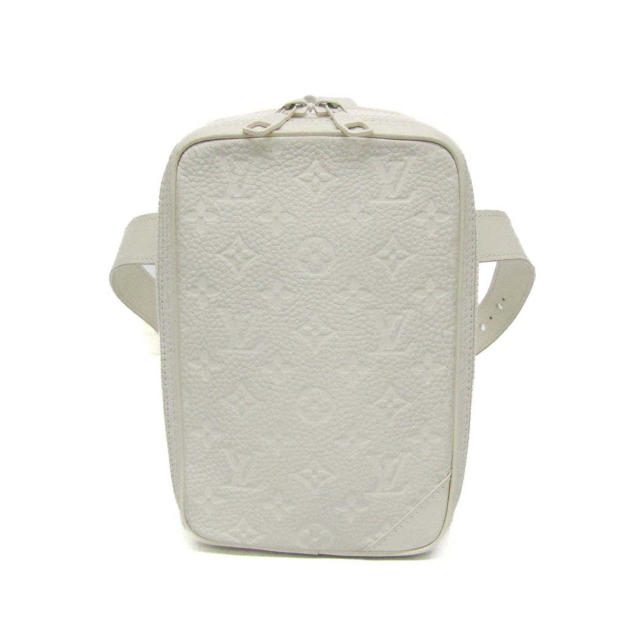Louis Vuitton Utility Side White Leather Shoulder Bag (Pre-Owned)