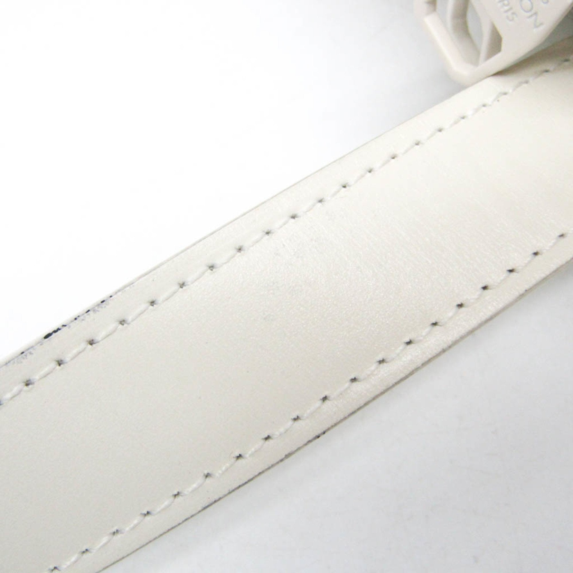 Louis Vuitton Utility Side White Leather Shoulder Bag (Pre-Owned)