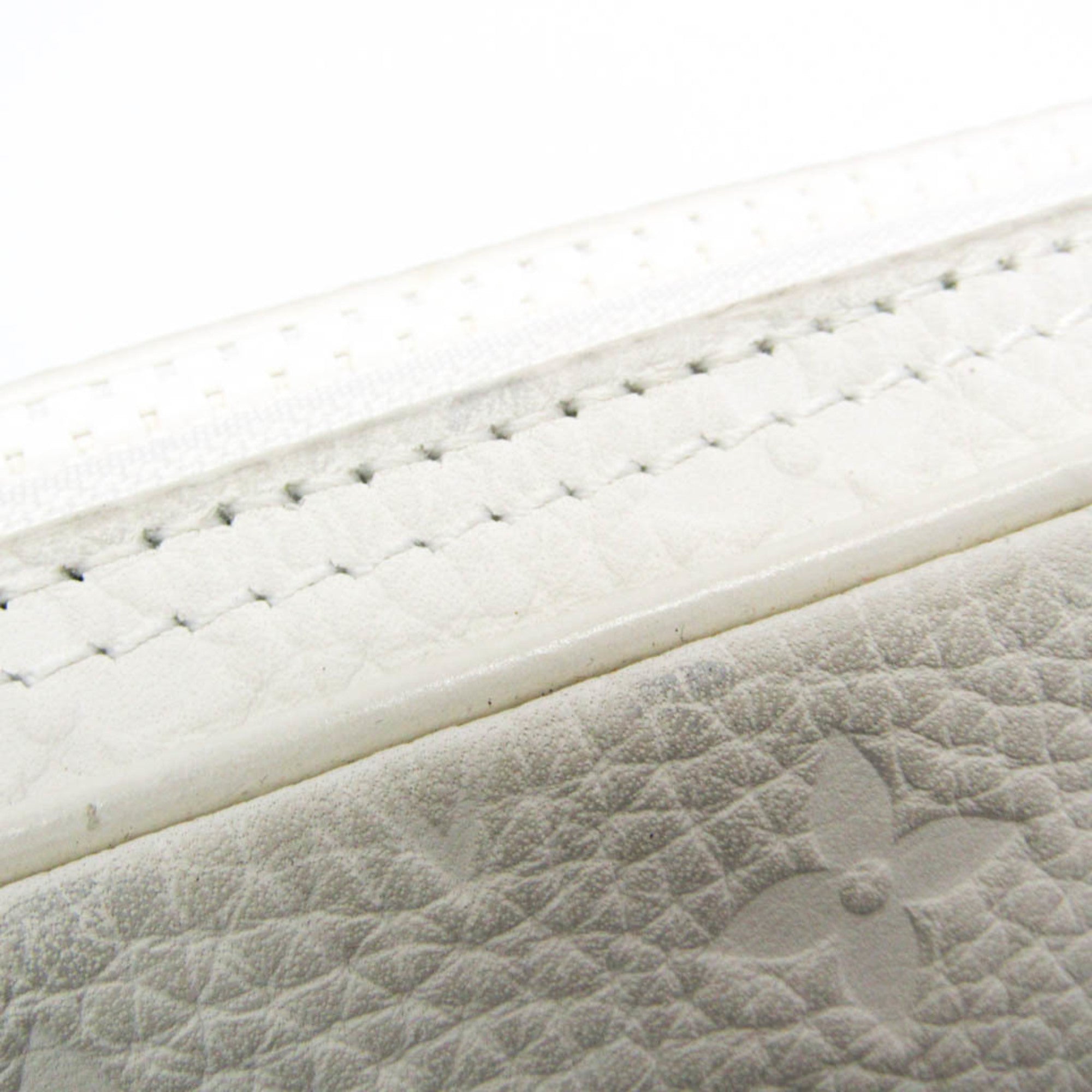 Louis Vuitton Utility Side White Leather Shoulder Bag (Pre-Owned)