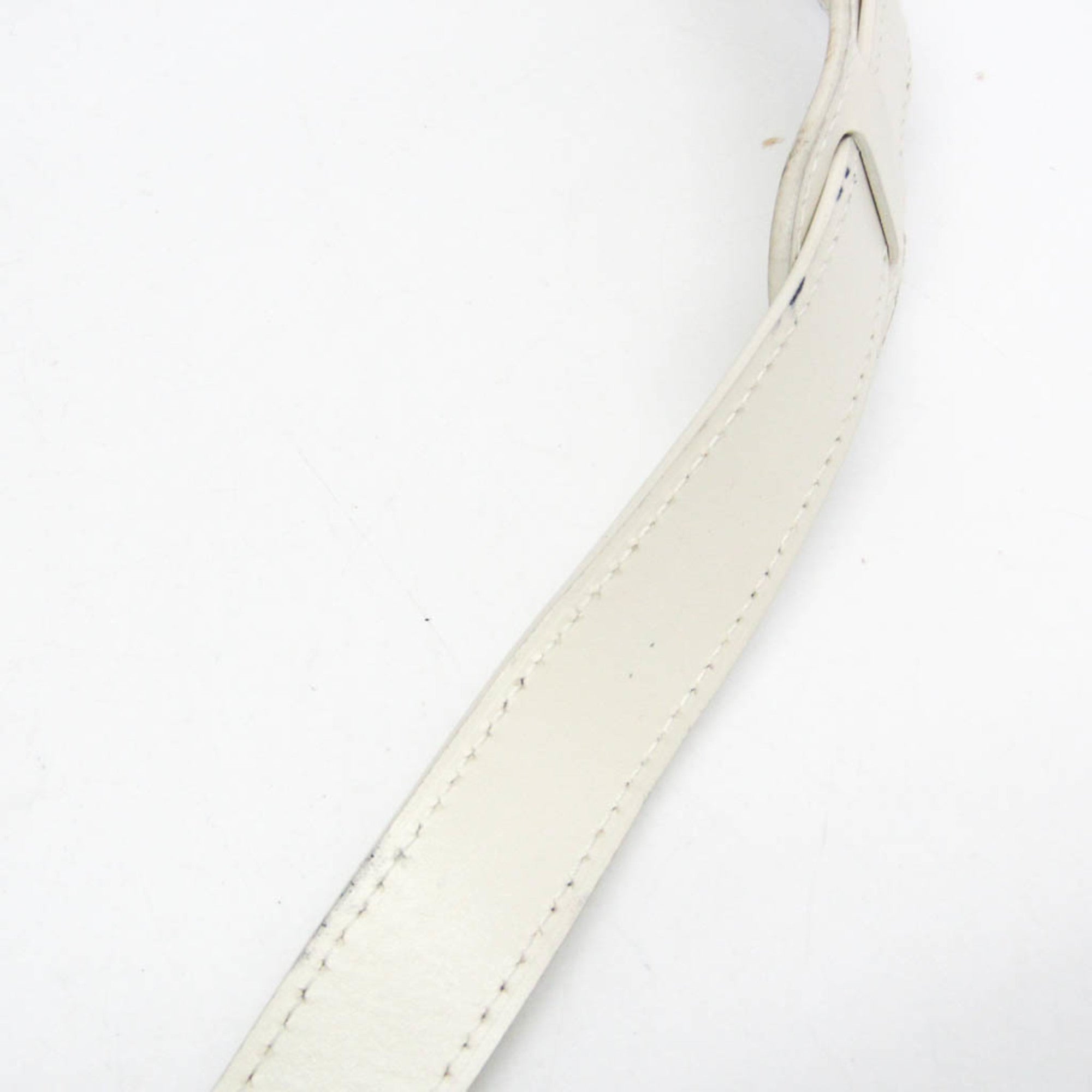 Louis Vuitton Utility Side White Leather Shoulder Bag (Pre-Owned)