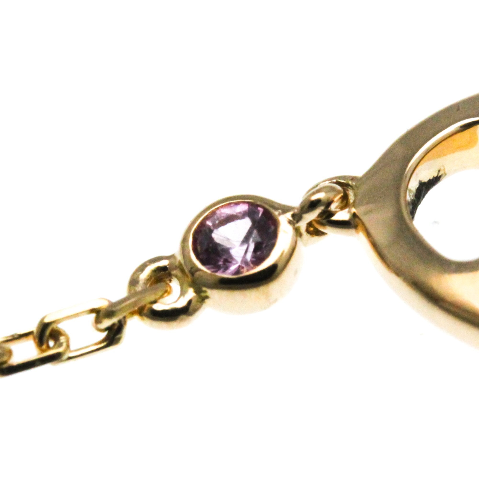 Cartier Logo Double C Necklace Gold Rose Gold Bracelet Jewelry (Pre-Owned)