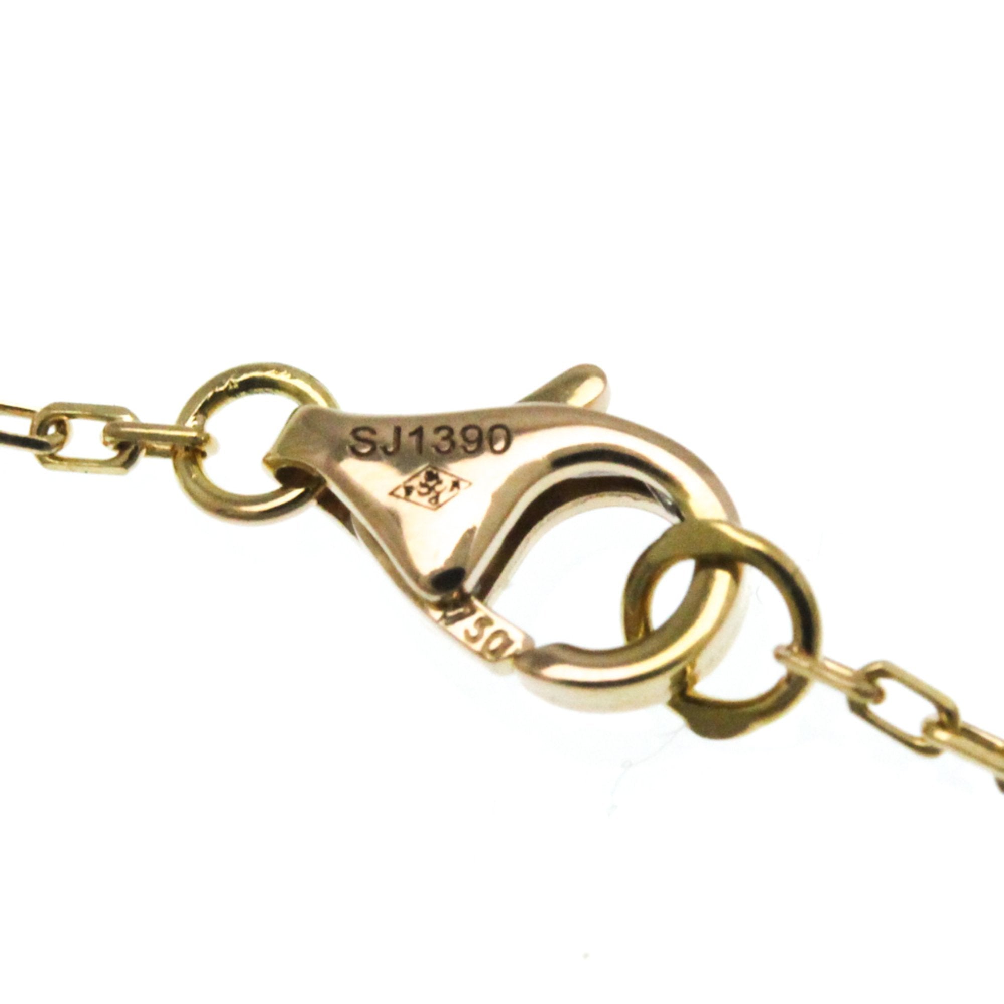 Cartier Logo Double C Necklace Gold Rose Gold Bracelet Jewelry (Pre-Owned)