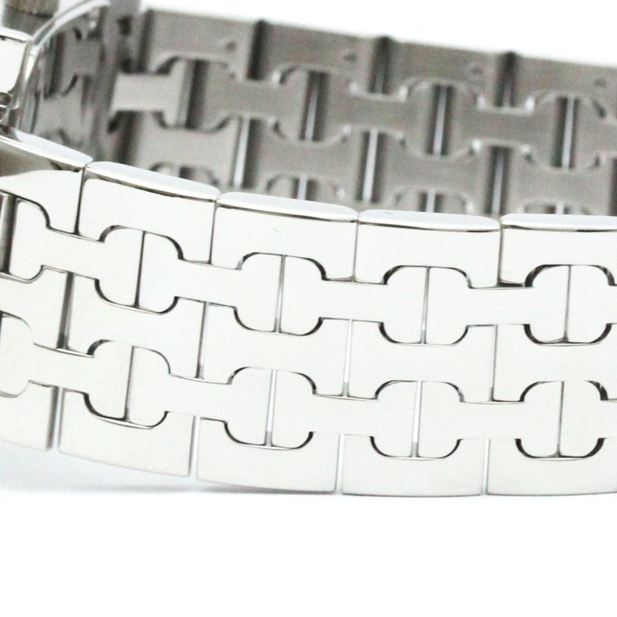 Hermès Heure H Silver Steel Bag Watch (Pre-Owned)