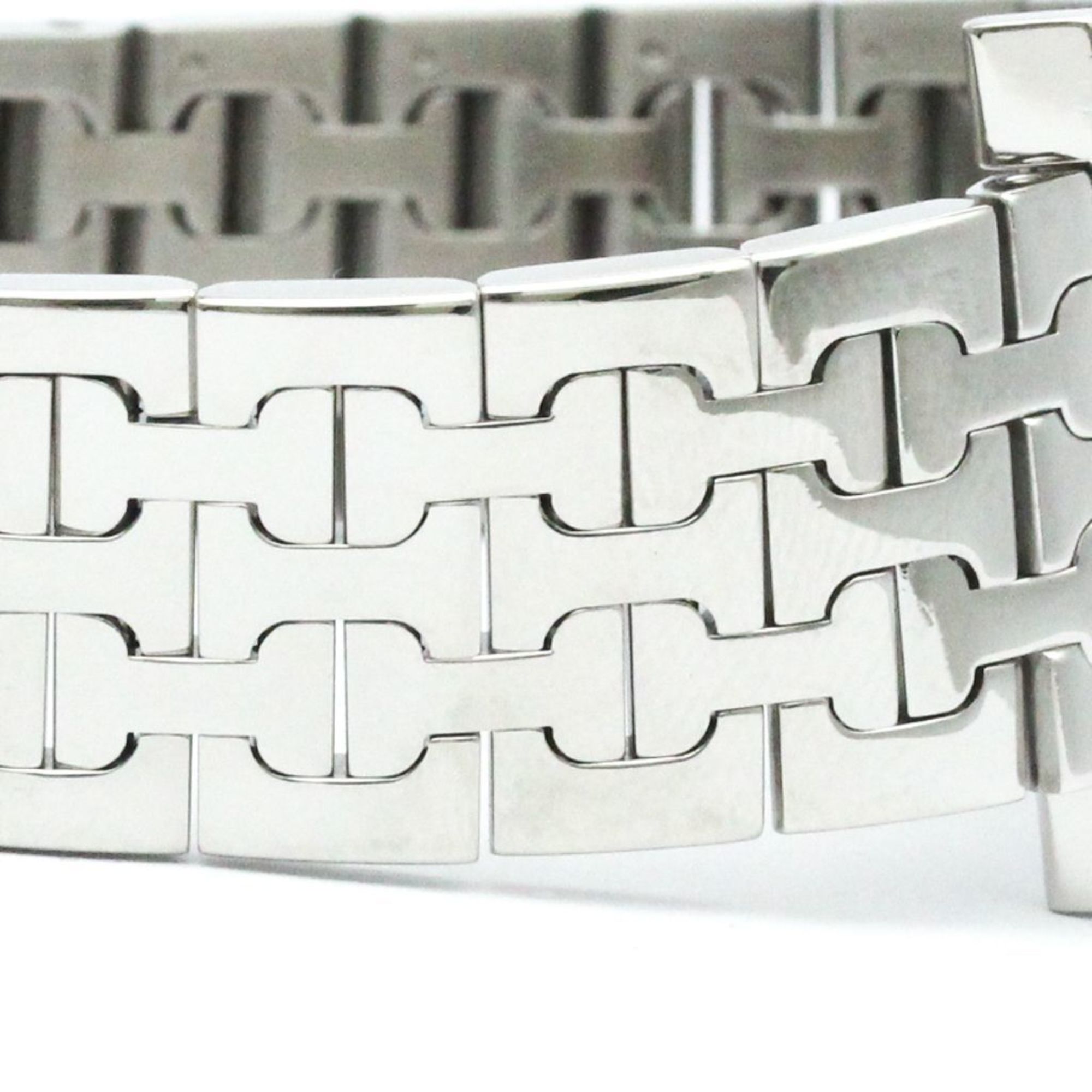 Hermès Heure H Silver Steel Bag Watch (Pre-Owned)