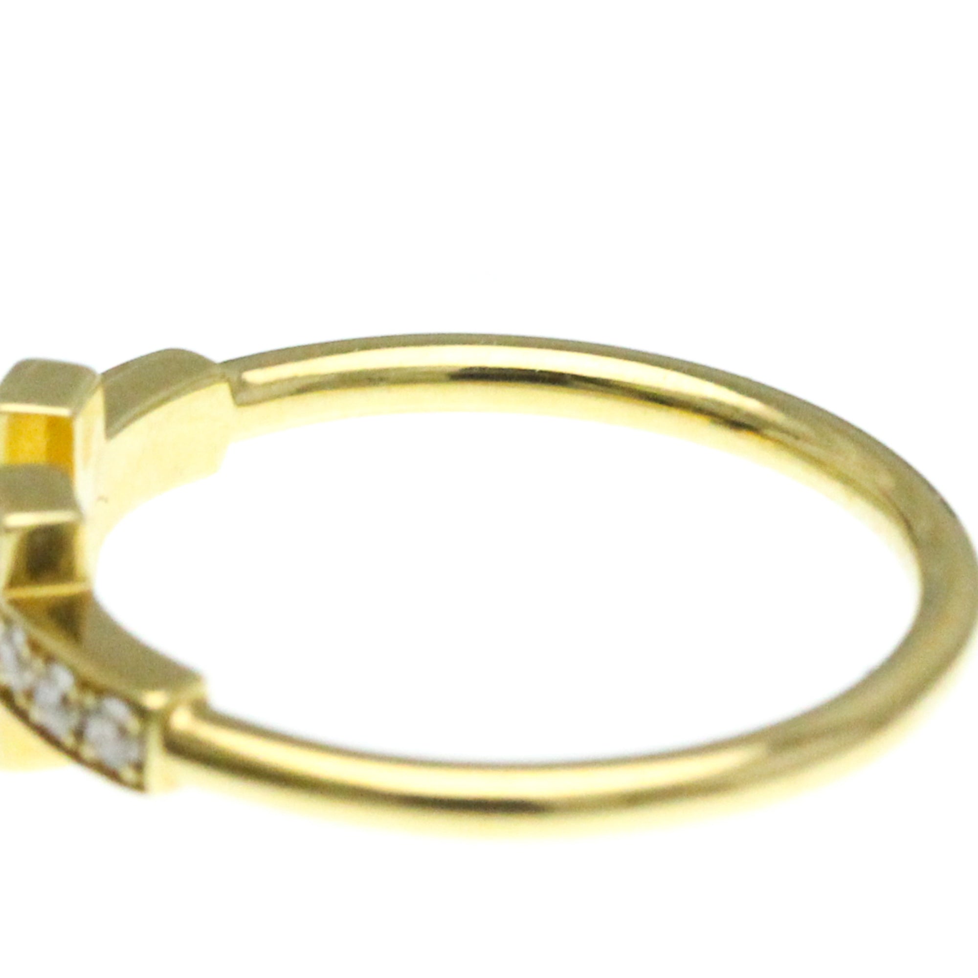 Tiffany & Co T Wire Gold Yellow Gold Ring Jewelry (Pre-Owned)