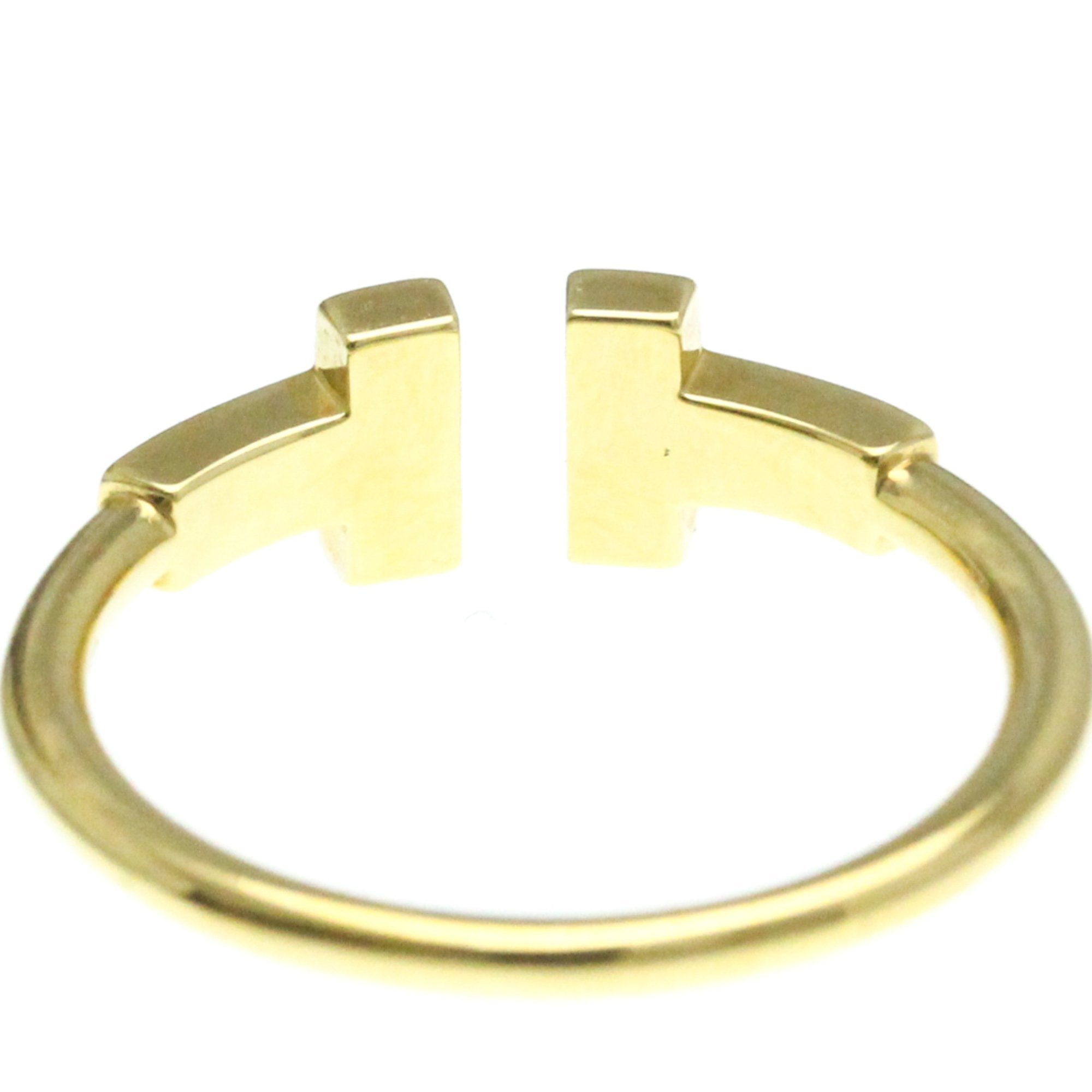 Tiffany & Co T Wire Gold Yellow Gold Ring Jewelry (Pre-Owned)