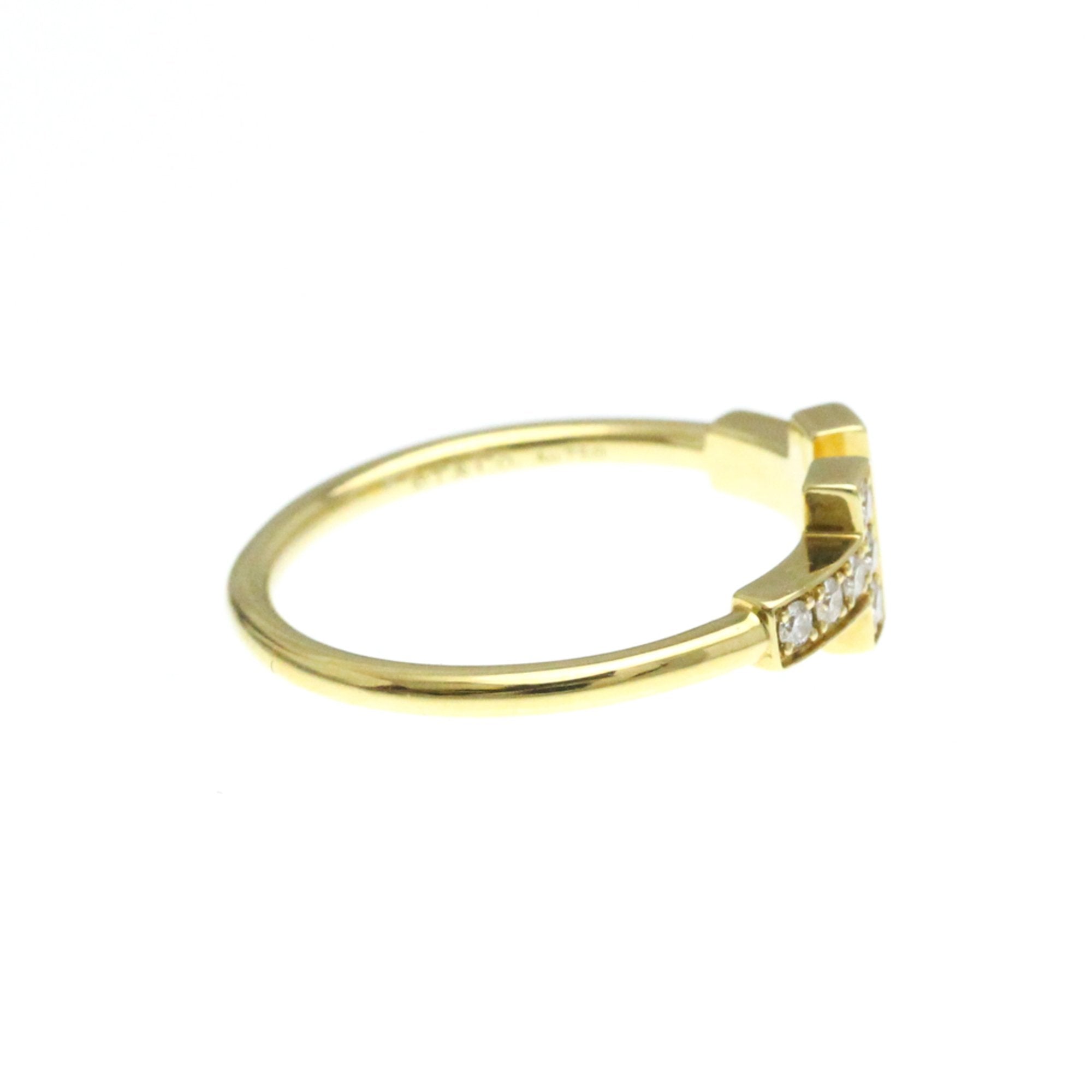 Tiffany & Co T Wire Gold Yellow Gold Ring Jewelry (Pre-Owned)