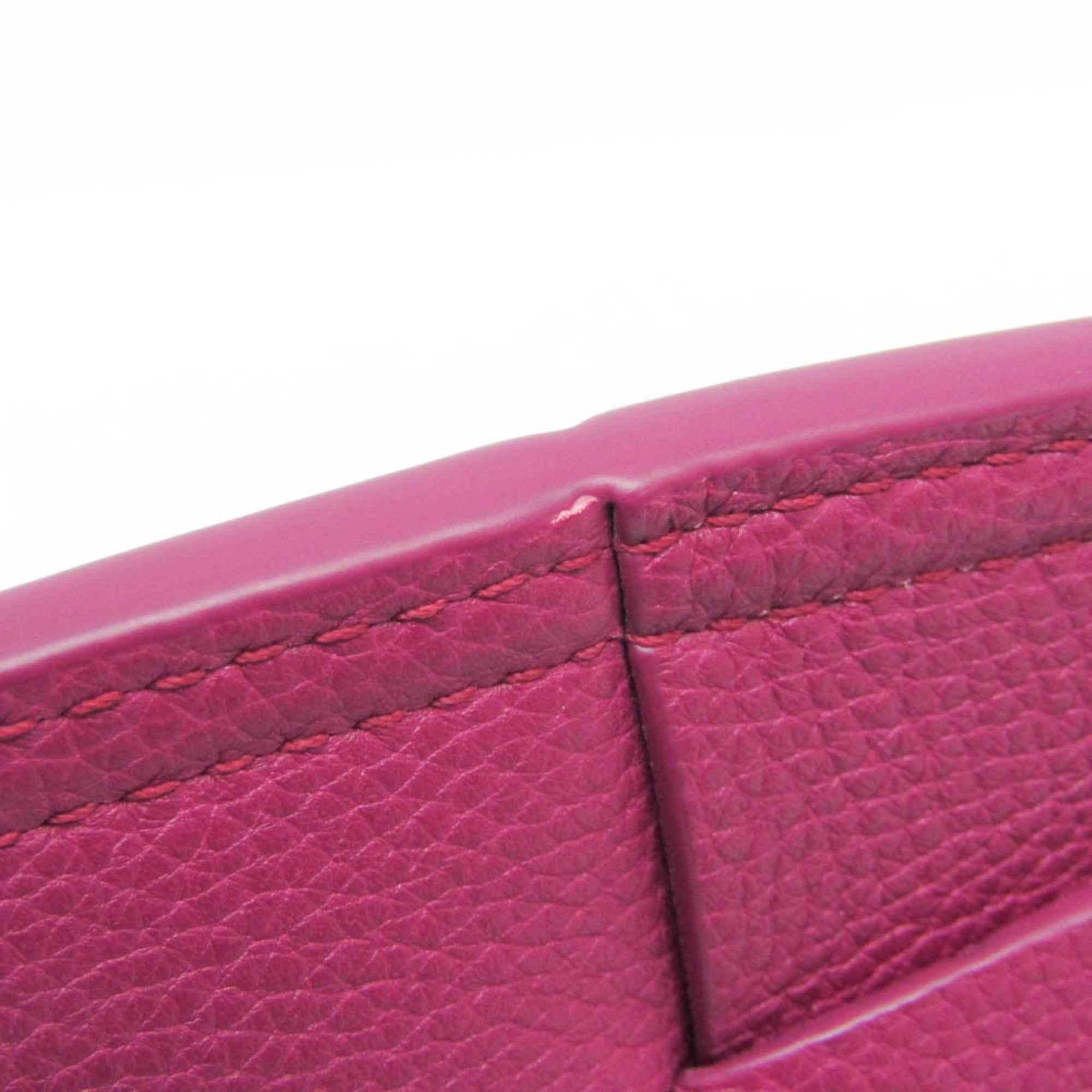 Bottega Veneta Arco Purple Leather Handbag (Pre-Owned)