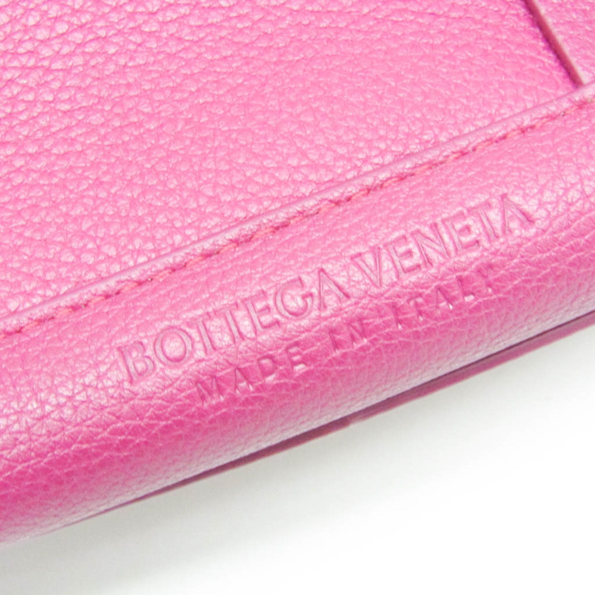 Bottega Veneta Arco Purple Leather Handbag (Pre-Owned)