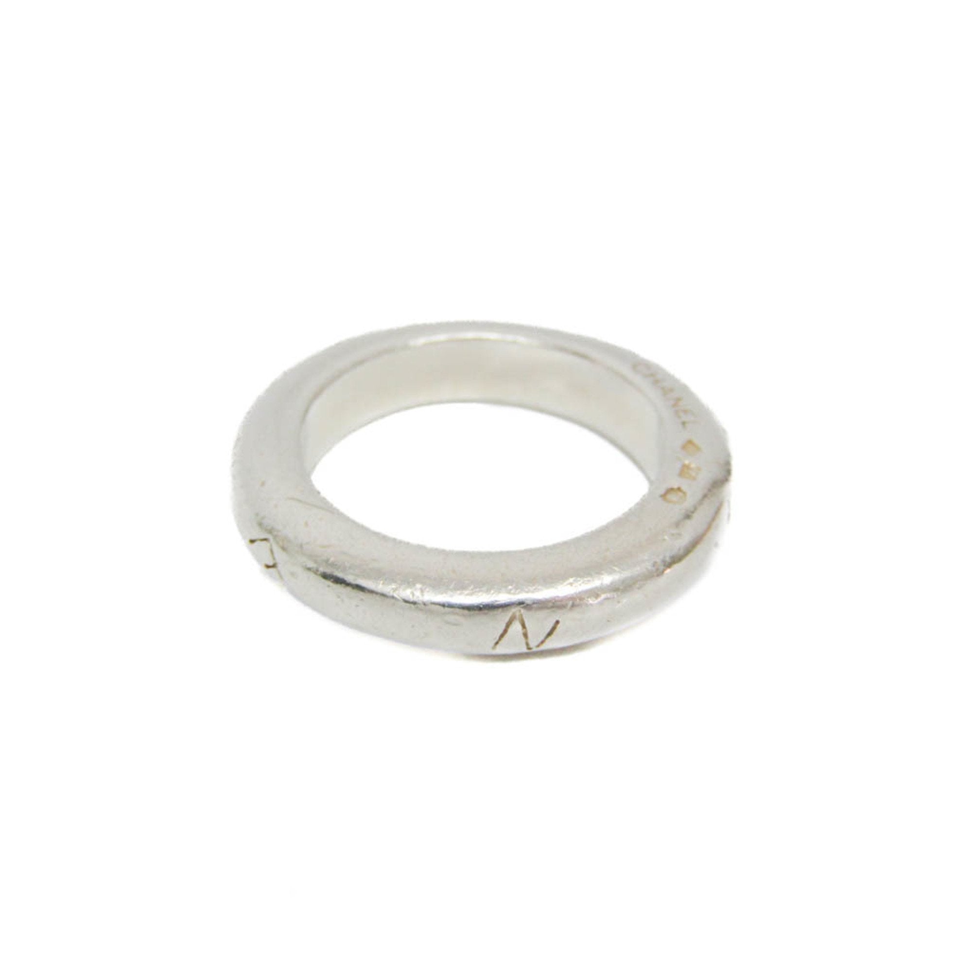 Chanel Silver Silver Ring Jewelry (Pre-Owned)