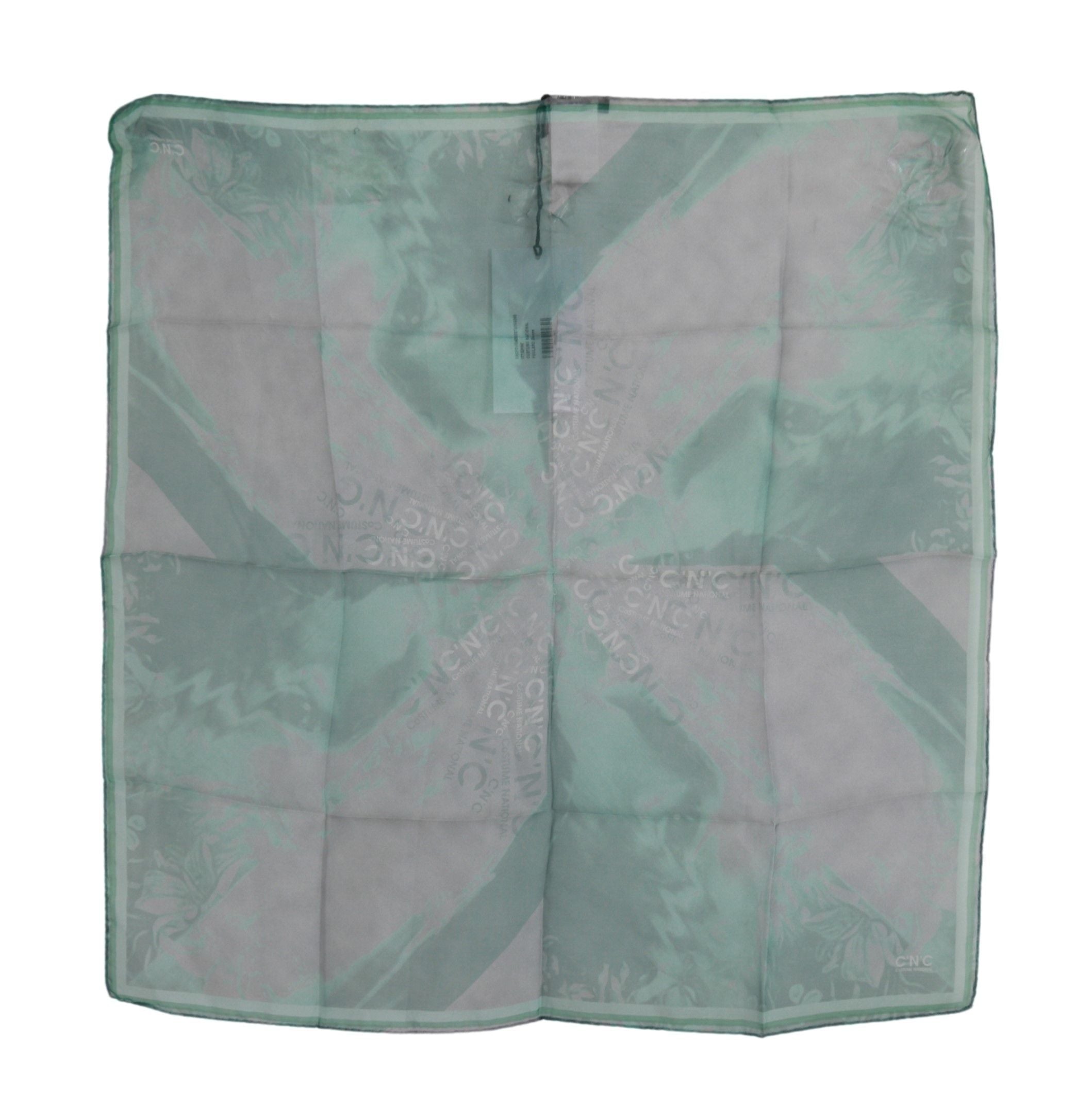 Costume National Silk Shawl Foulard Wrap Women Scarf