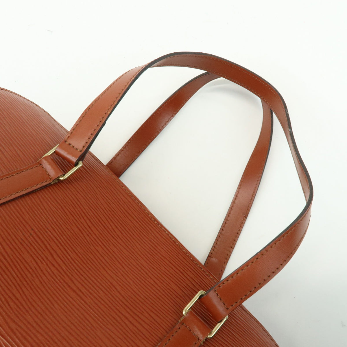 Louis Vuitton Soufflot Epi Leather Brown Leather Tote Bag Bag (Pre-Owned)