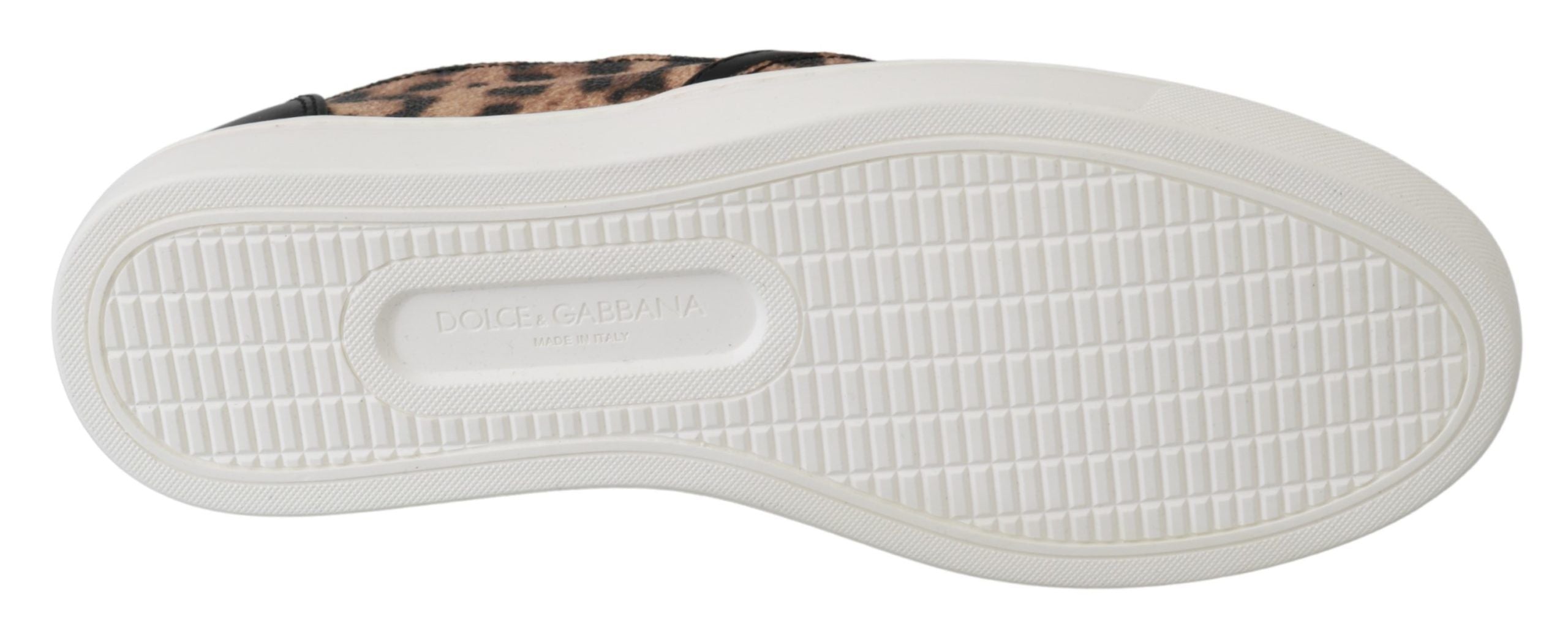 Dolce & Gabbana Leather Leopard #dgfamily Loafers Women's Shoes