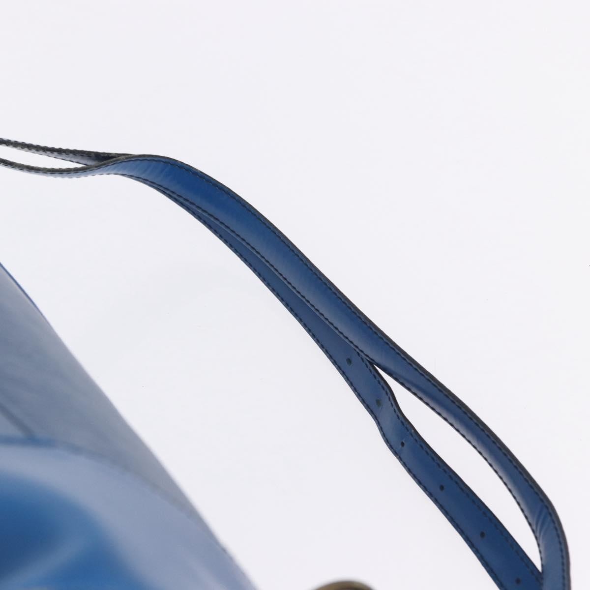 Louis Vuitton Randonnée Epi Blue Leather Backpack Bag (Pre-Owned)