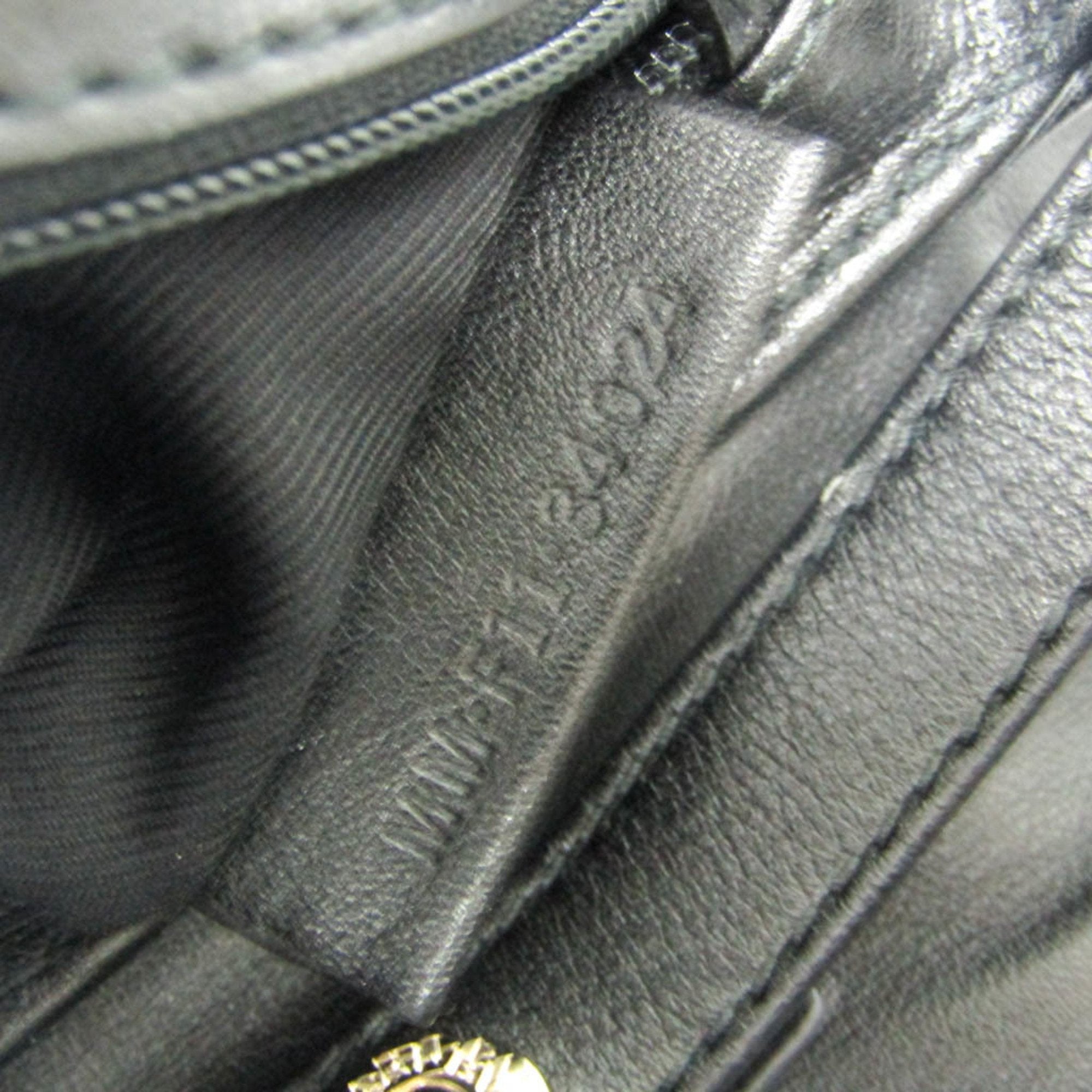 Bulgari Black Leather Shopper Bag (Pre-Owned)