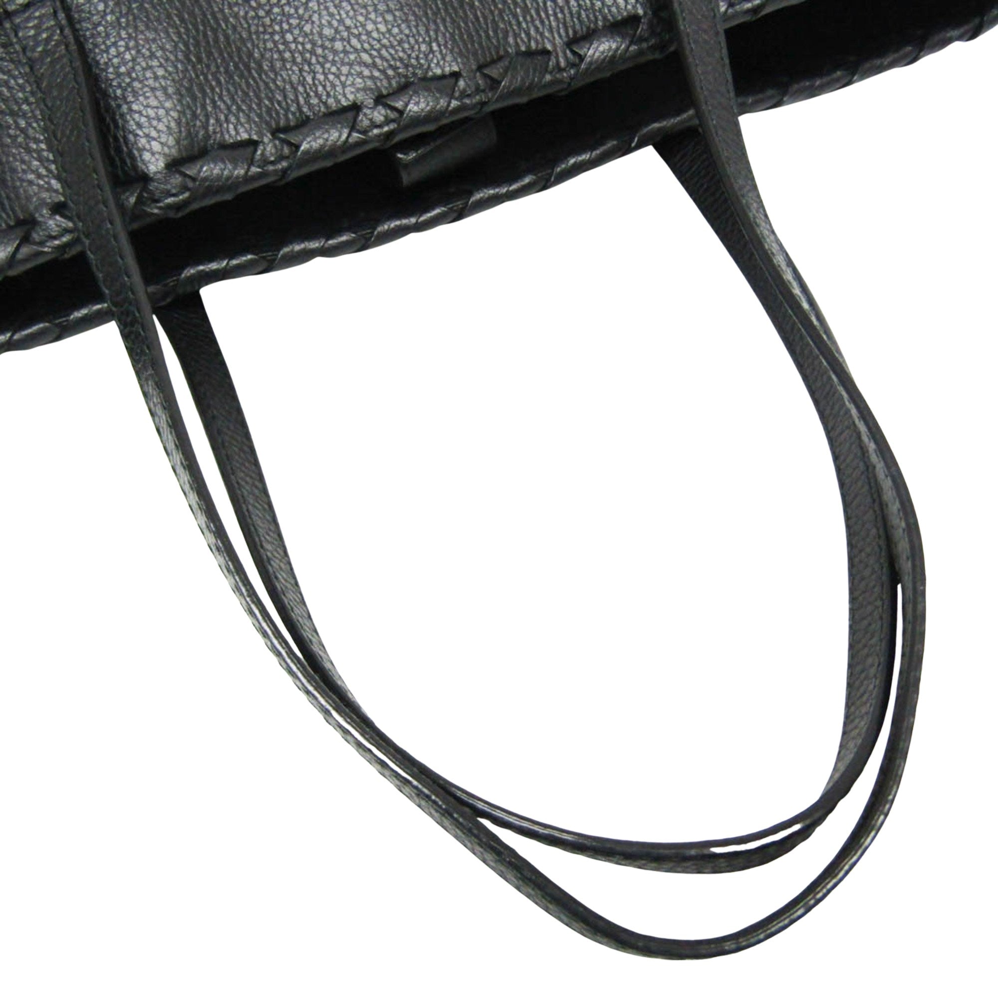 Gucci Black Leather Tote Bag (Pre-Owned)