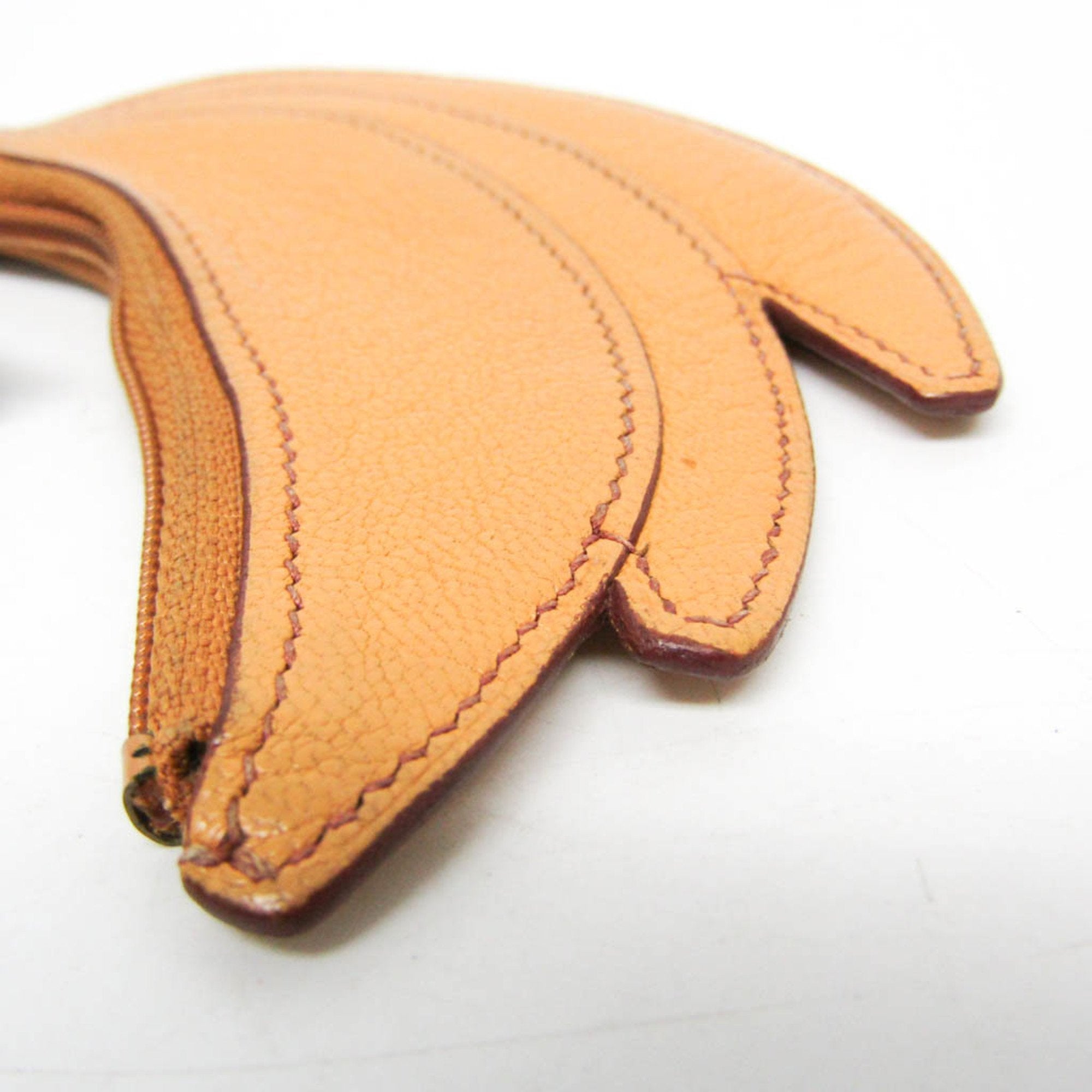 Hermès Orange Leather Wallet (Pre-Owned)