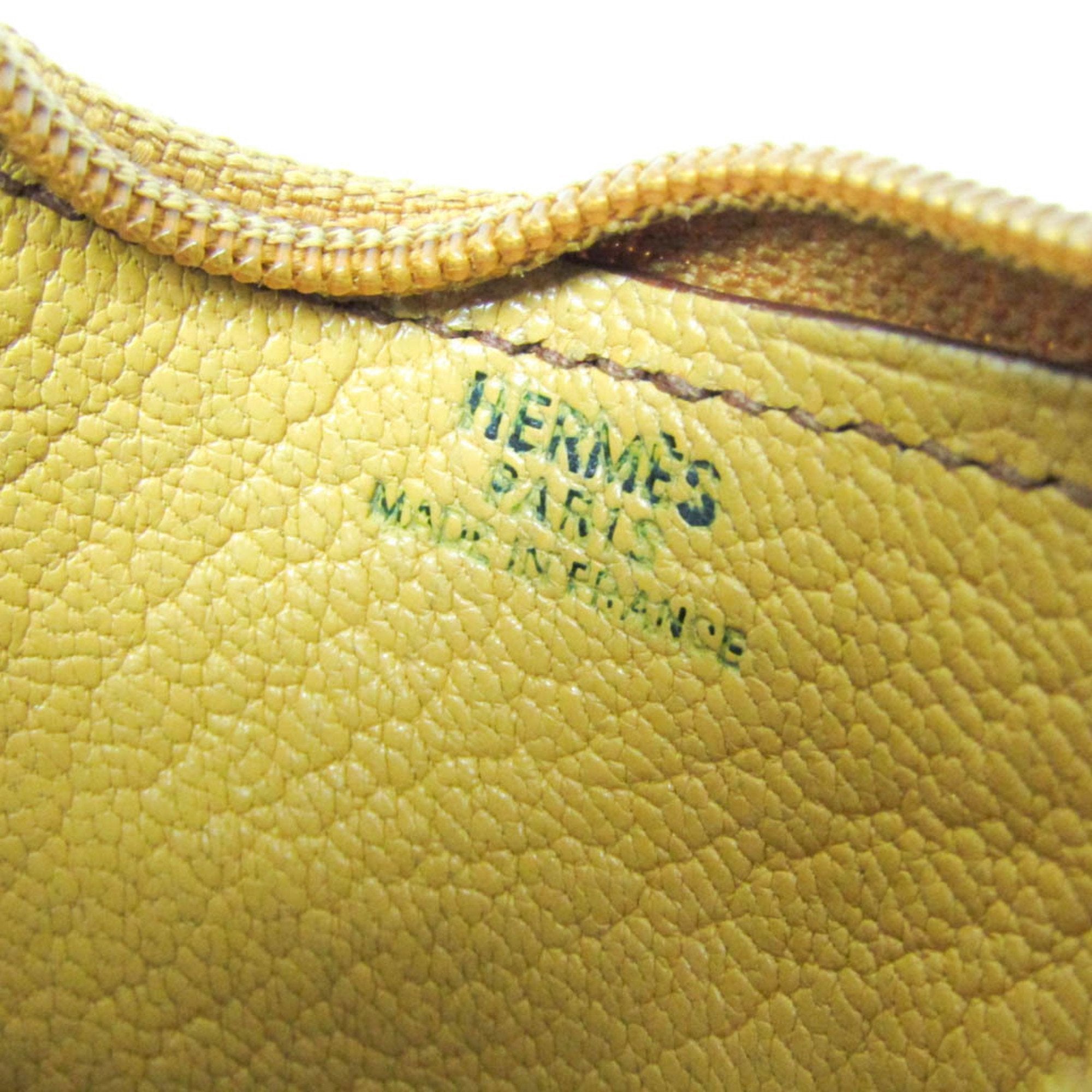 Hermès Orange Leather Wallet (Pre-Owned)