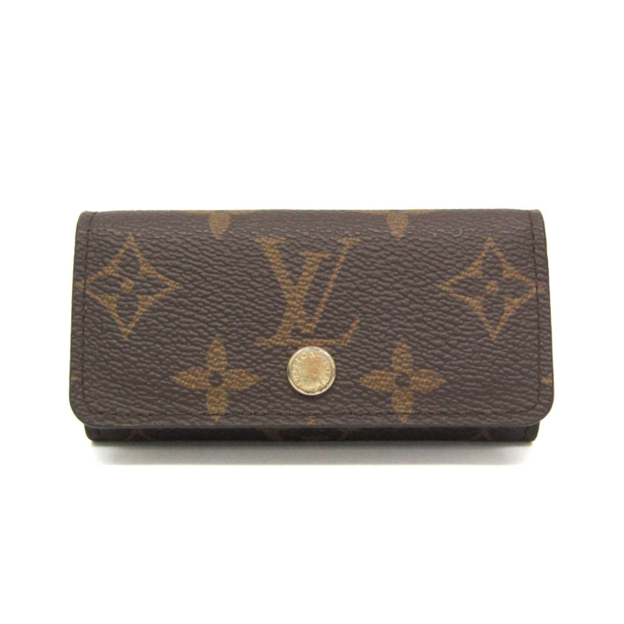 Louis Vuitton Multiclés 4 Brown Canvas Wallet (Pre-Owned)