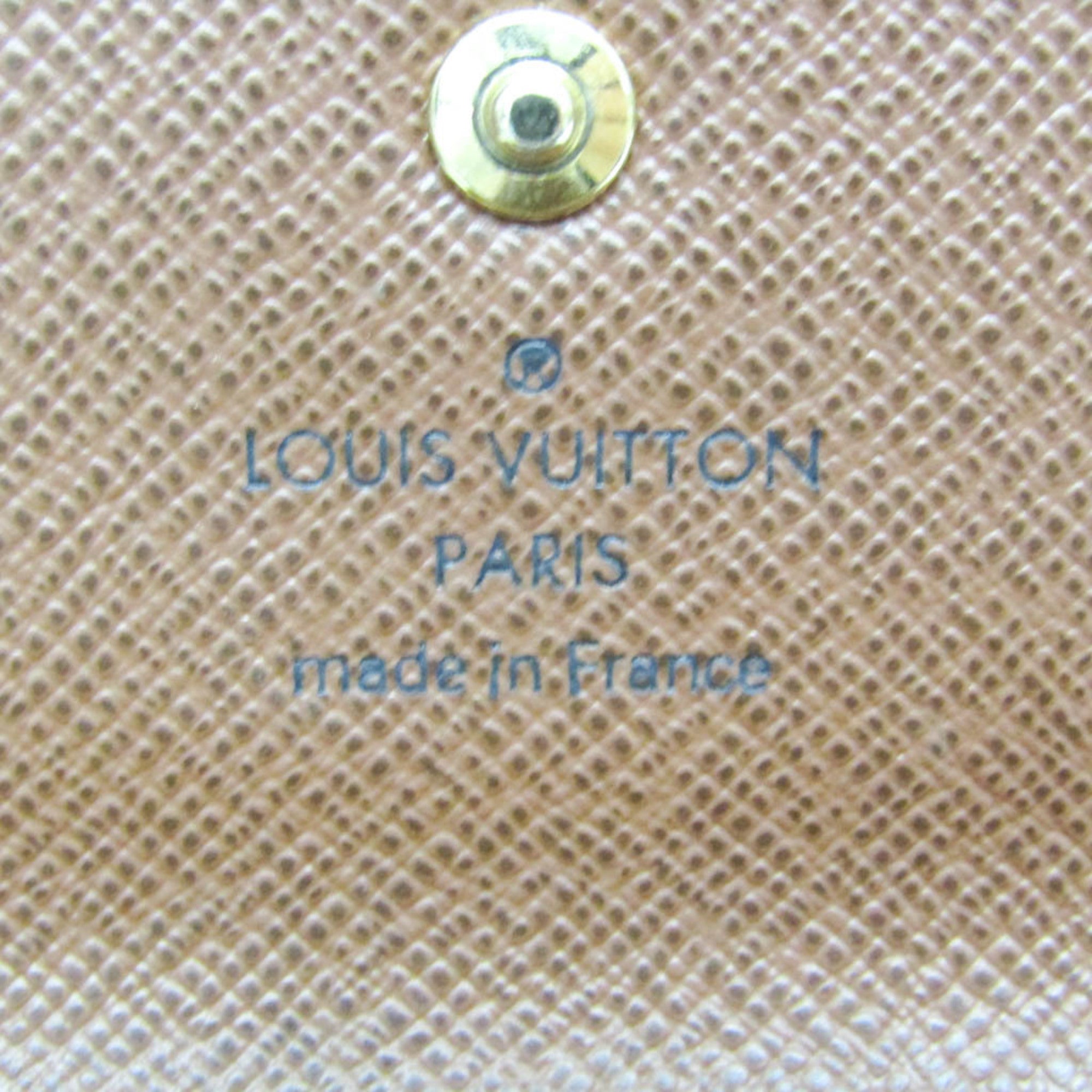Louis Vuitton Multiclés 4 Brown Canvas Wallet (Pre-Owned)