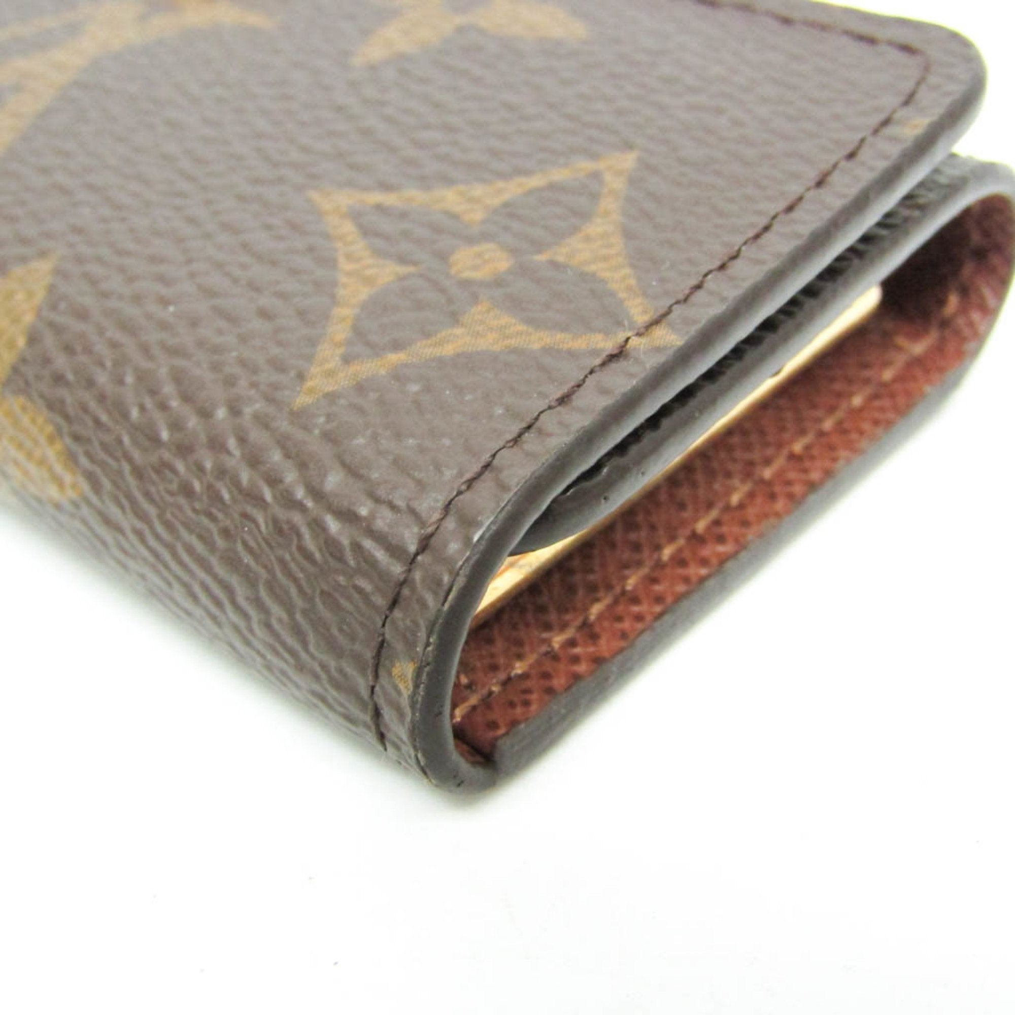 Louis Vuitton Multiclés 4 Brown Canvas Wallet (Pre-Owned)