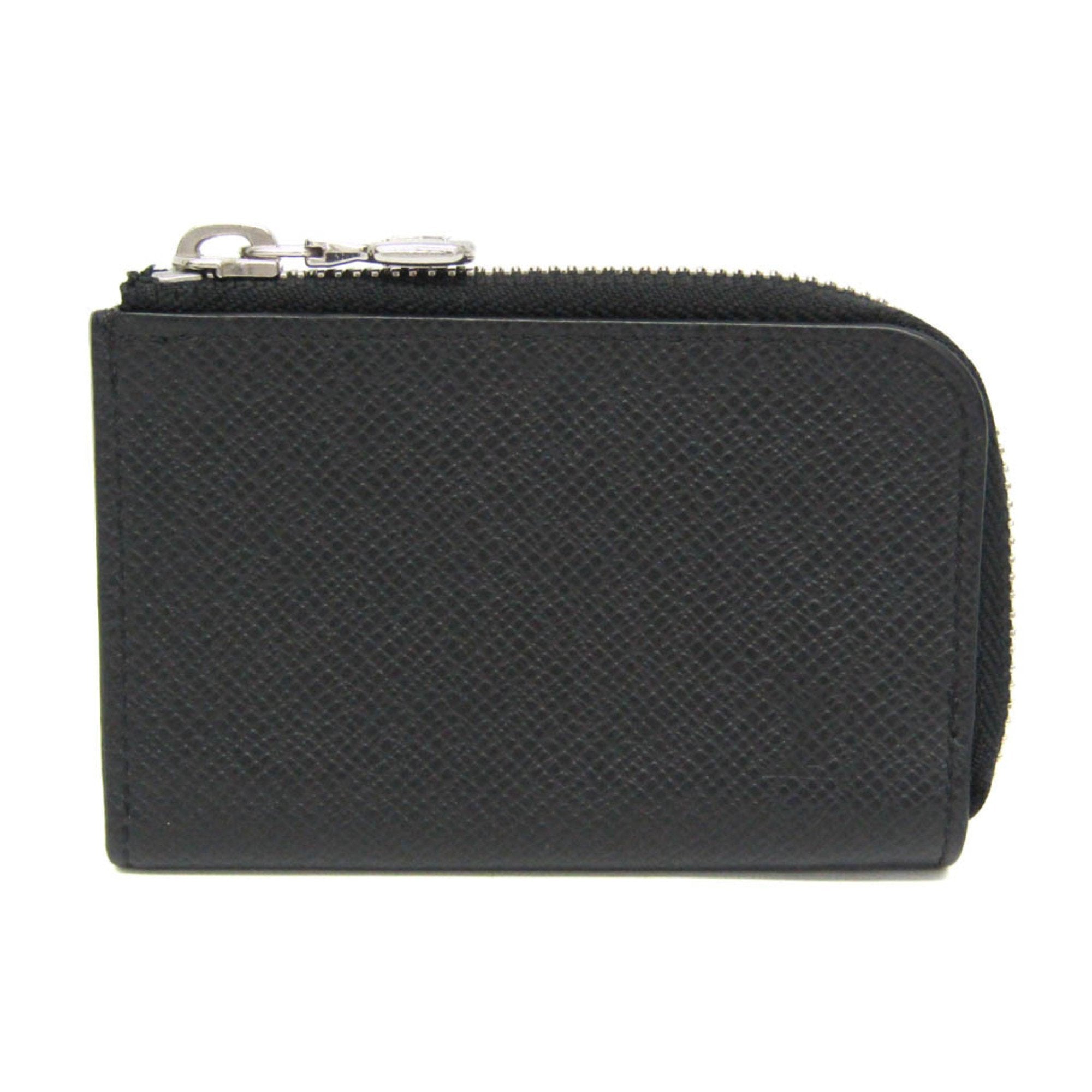 Louis Vuitton Porte Monnaie Jour Black Leather Wallet (Pre-Owned)