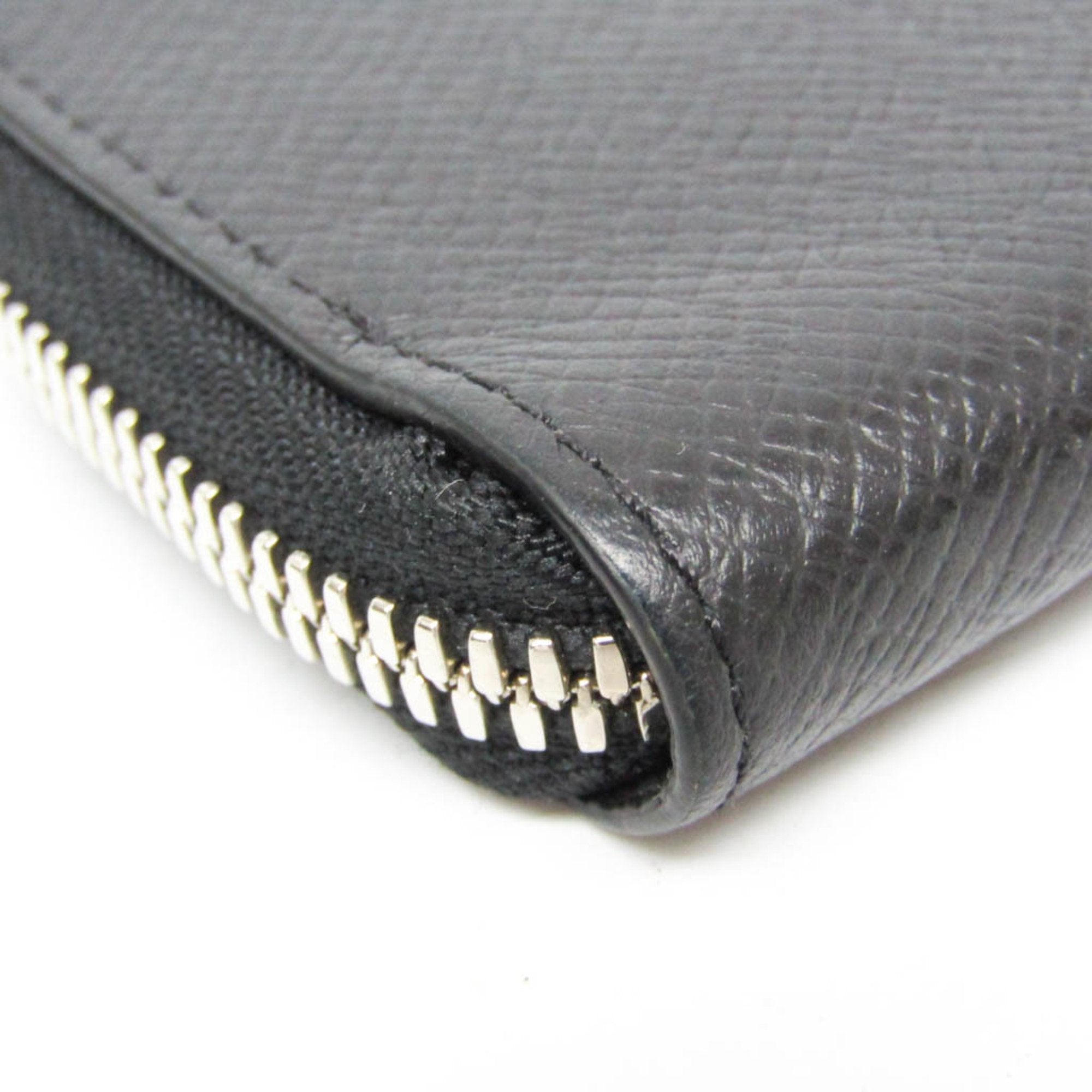 Louis Vuitton Porte Monnaie Jour Black Leather Wallet (Pre-Owned)