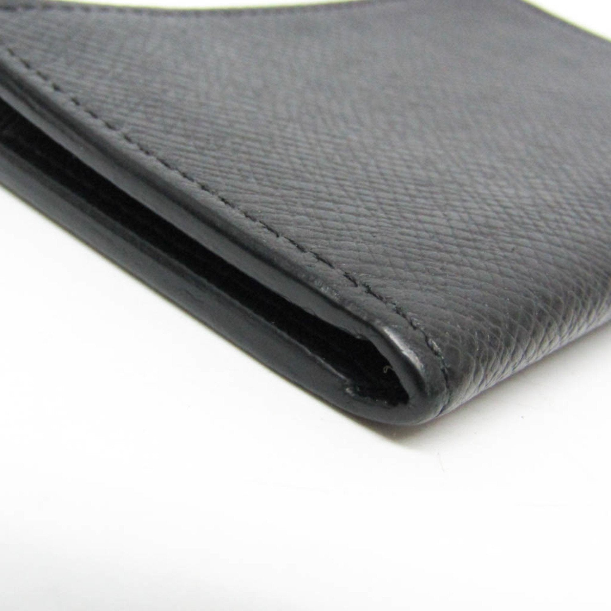 Louis Vuitton Porte Monnaie Jour Black Leather Wallet (Pre-Owned)