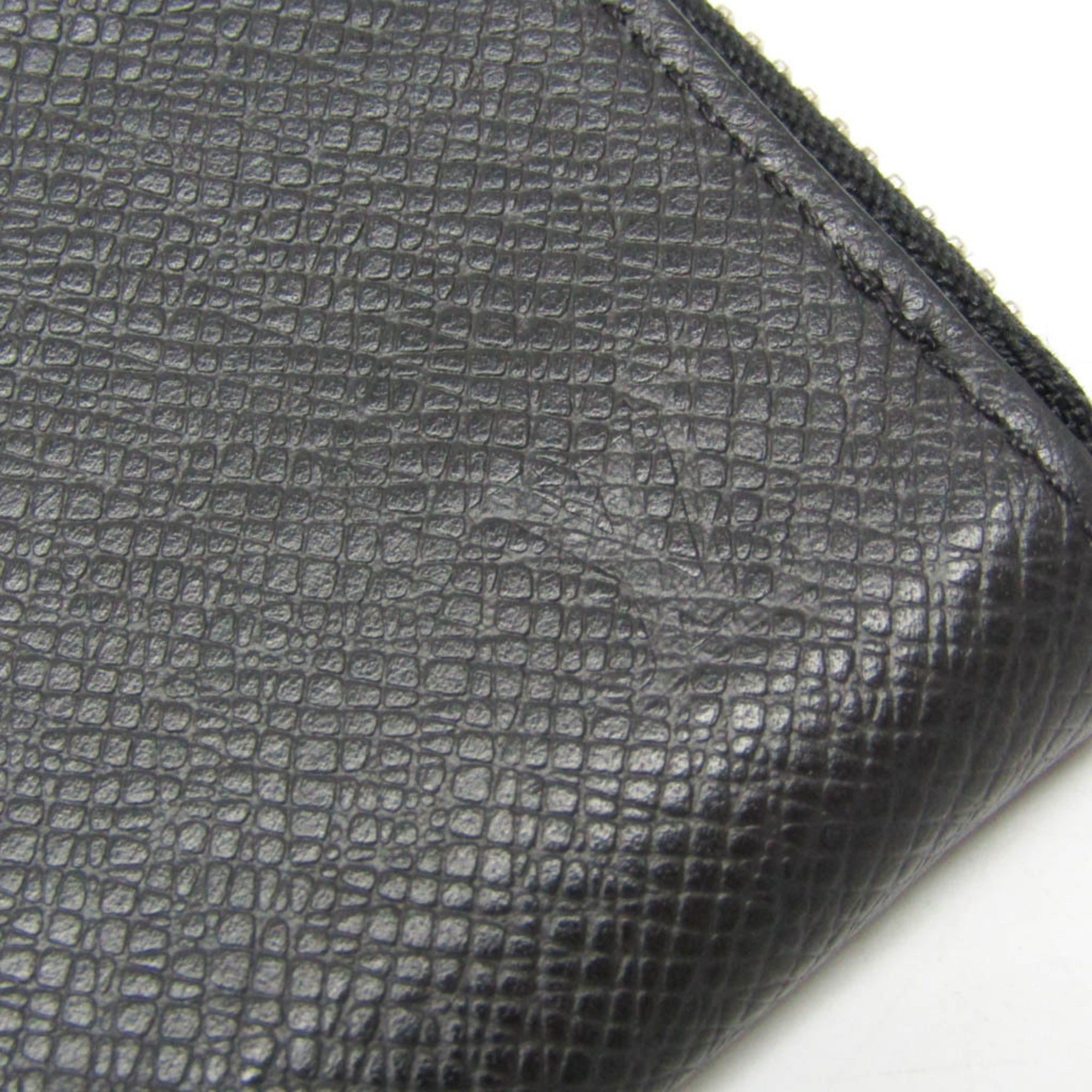 Louis Vuitton Porte Monnaie Jour Black Leather Wallet (Pre-Owned)