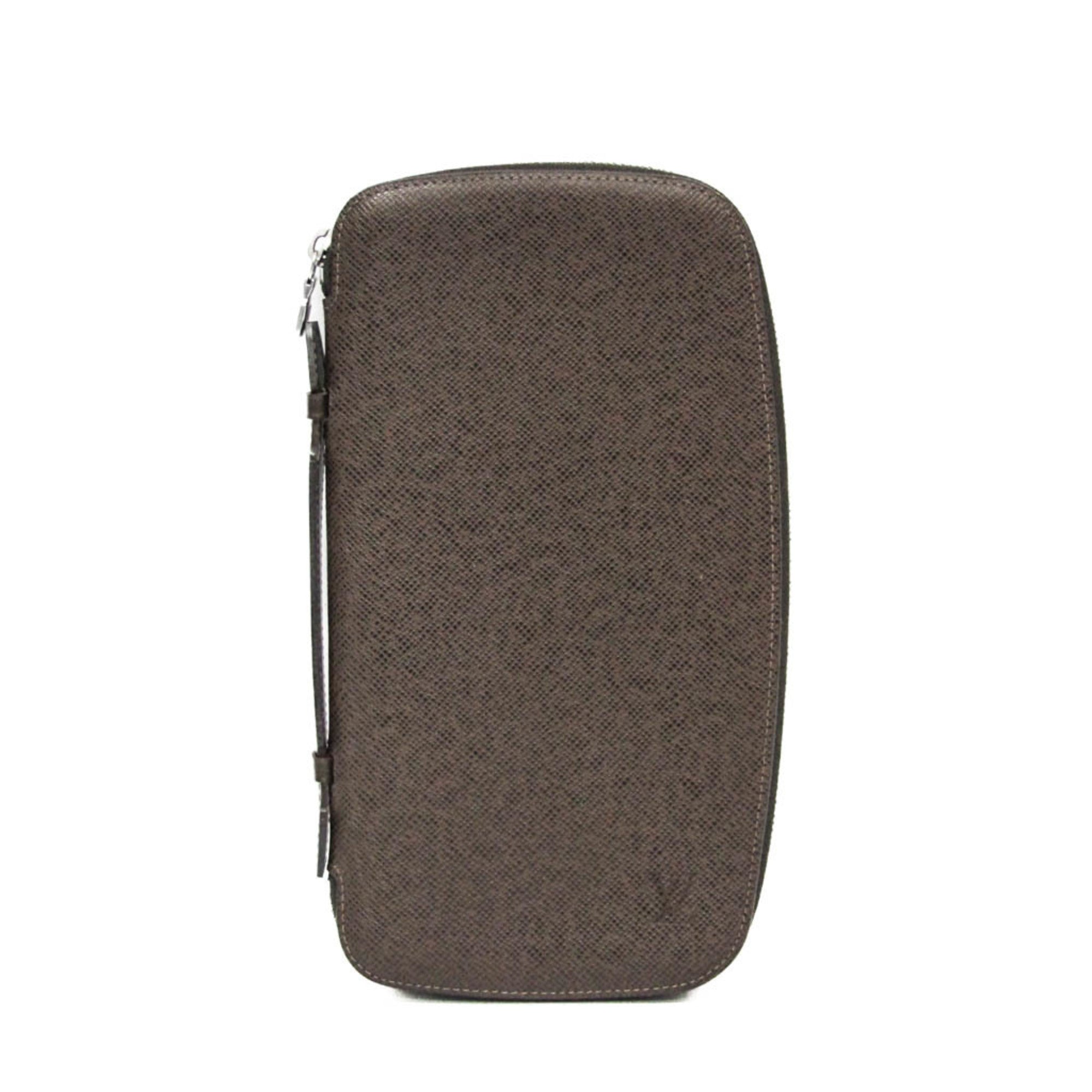 Louis Vuitton Atholl Brown Leather Wallet (Pre-Owned)