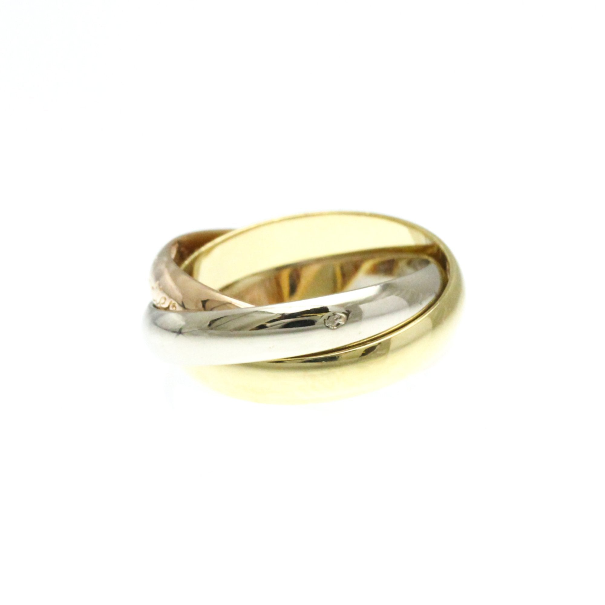 Cartier Trinity Gold Yellow Gold Ring Jewelry (Pre-Owned)