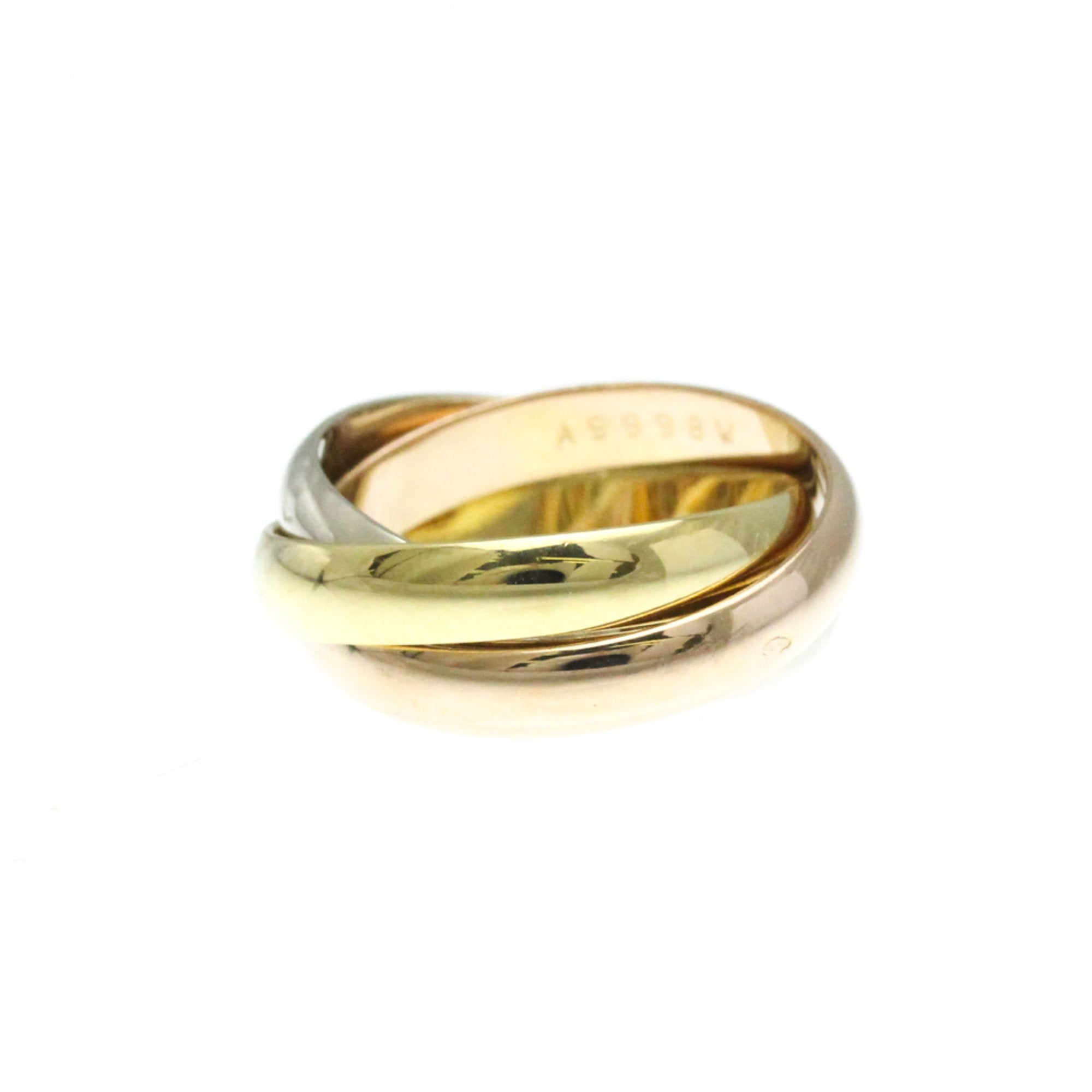 Cartier Trinity Gold Yellow Gold Ring Jewelry (Pre-Owned)
