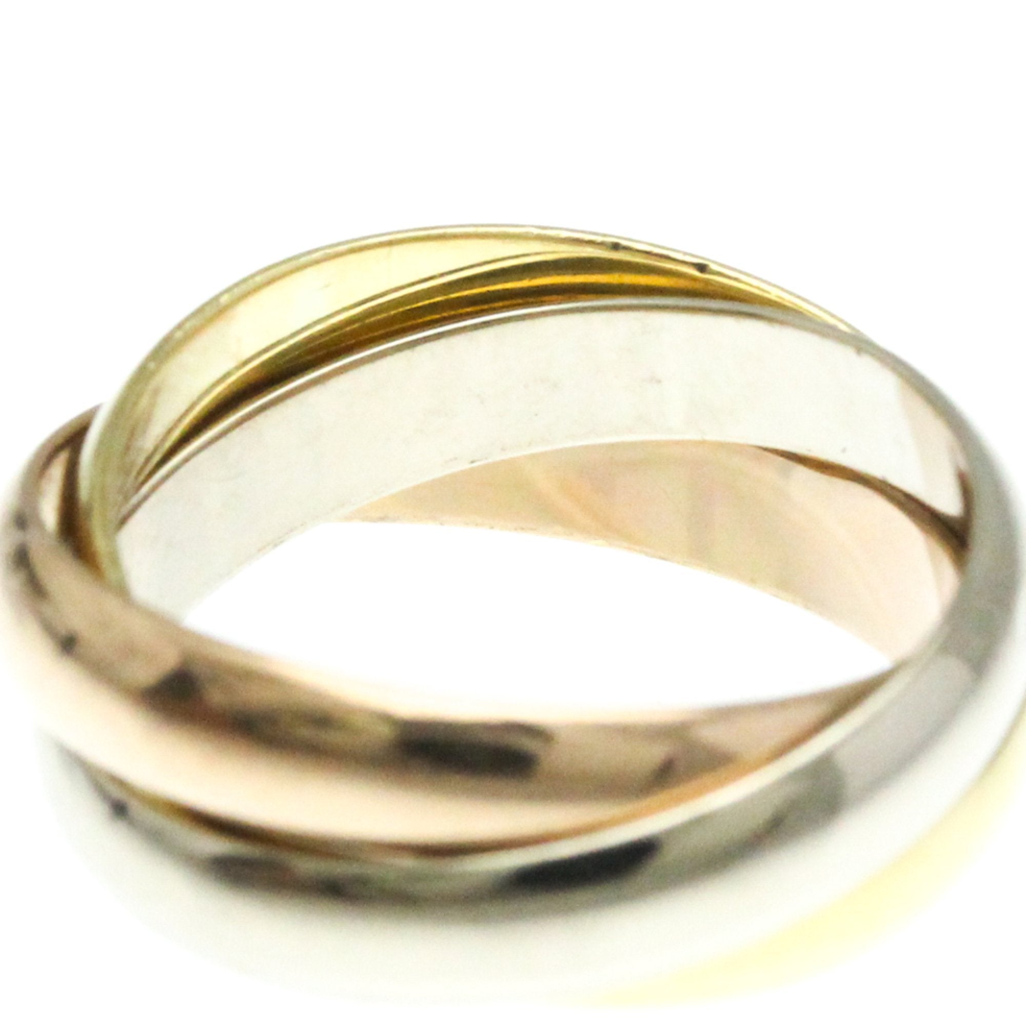 Cartier Trinity Gold Yellow Gold Ring Jewelry (Pre-Owned)