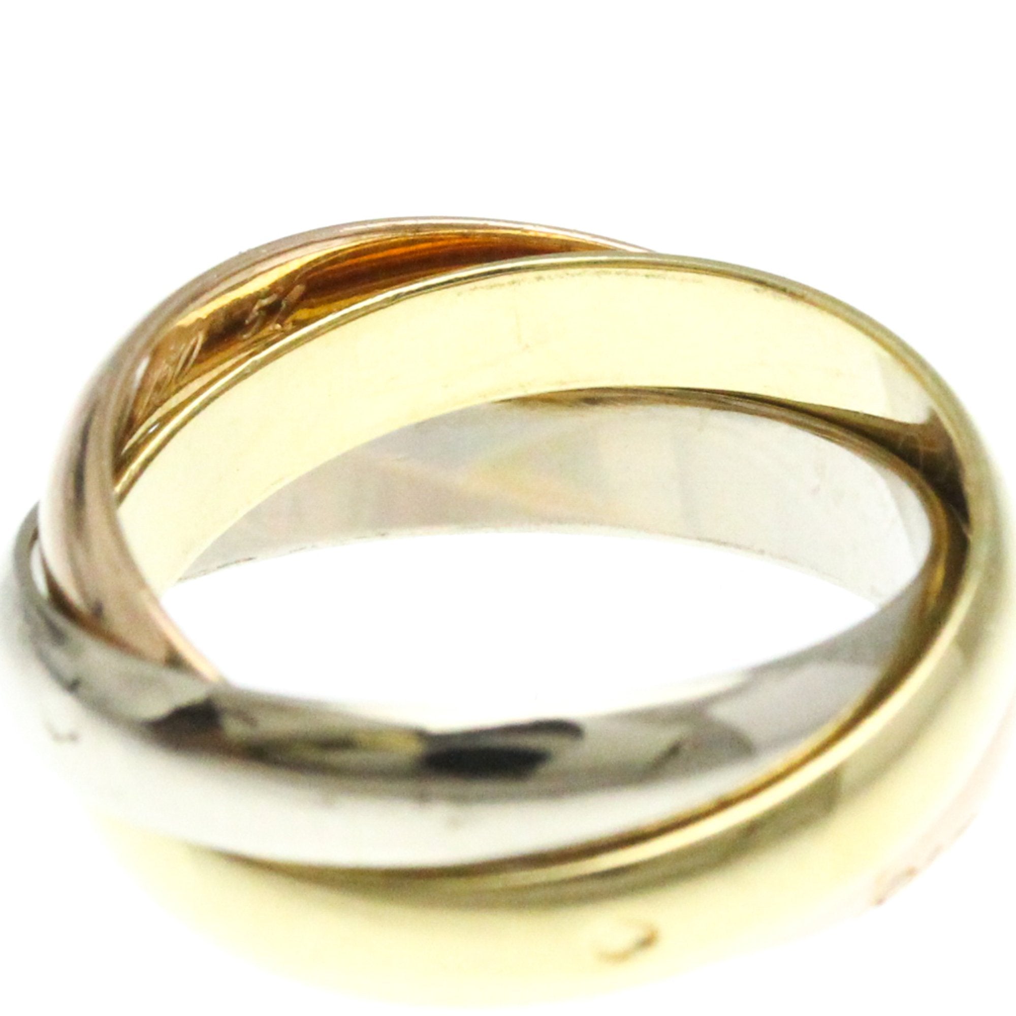 Cartier Trinity Gold Yellow Gold Ring Jewelry (Pre-Owned)