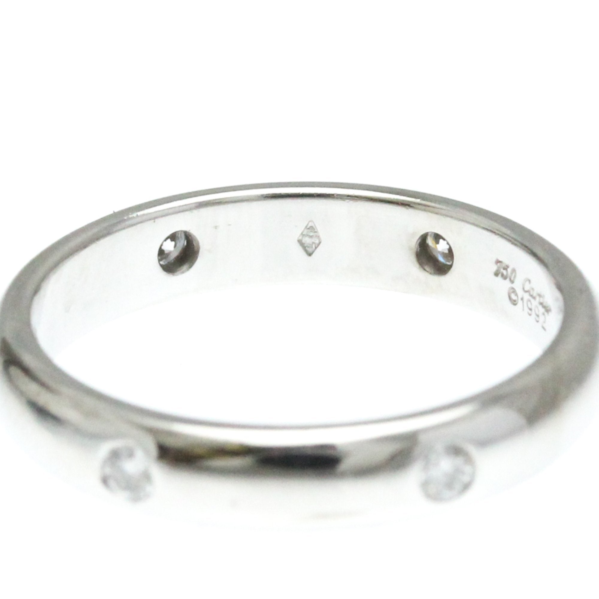 Cartier Stella Silver White Gold Ring Jewelry (Pre-Owned)