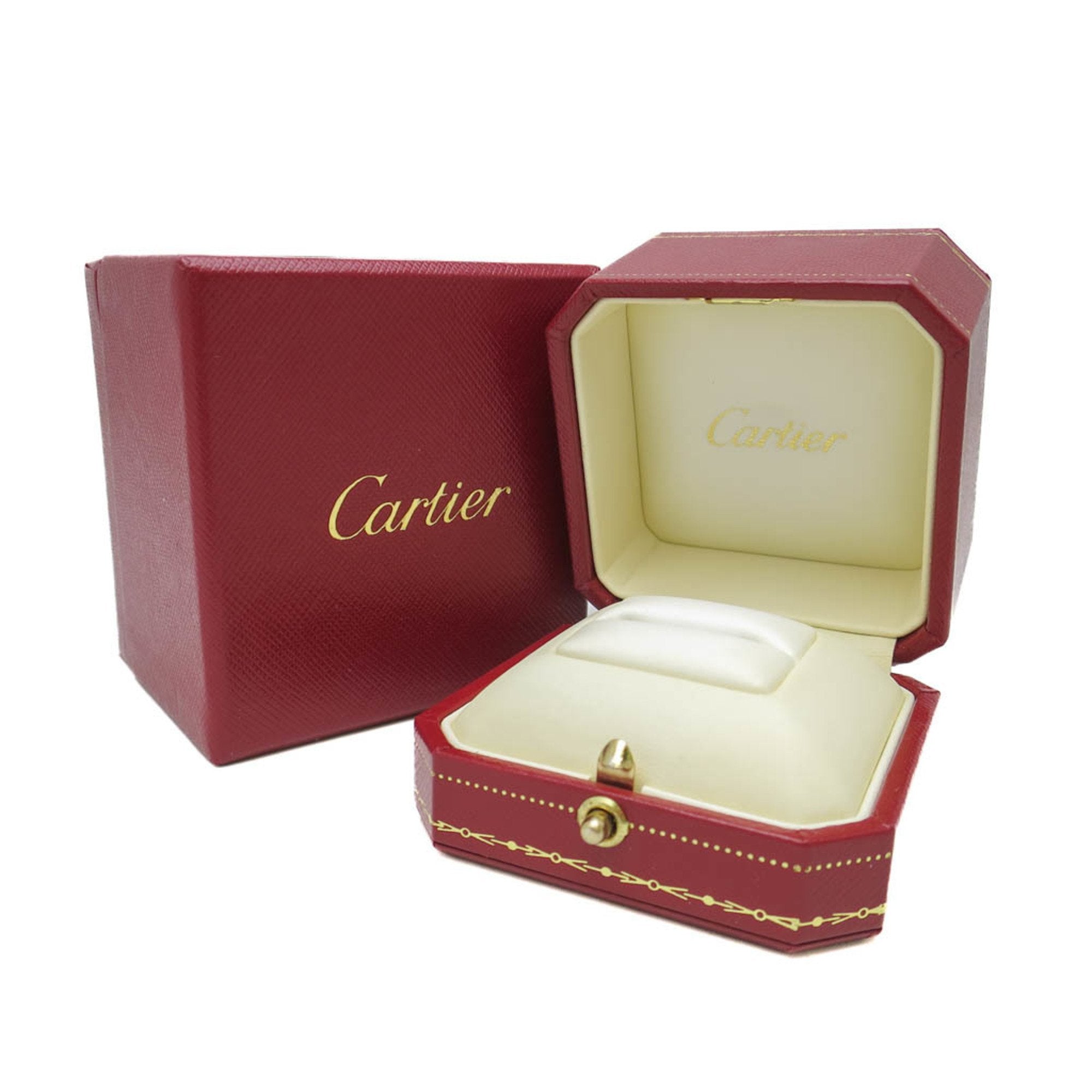 Cartier Stella Silver White Gold Ring Jewelry (Pre-Owned)