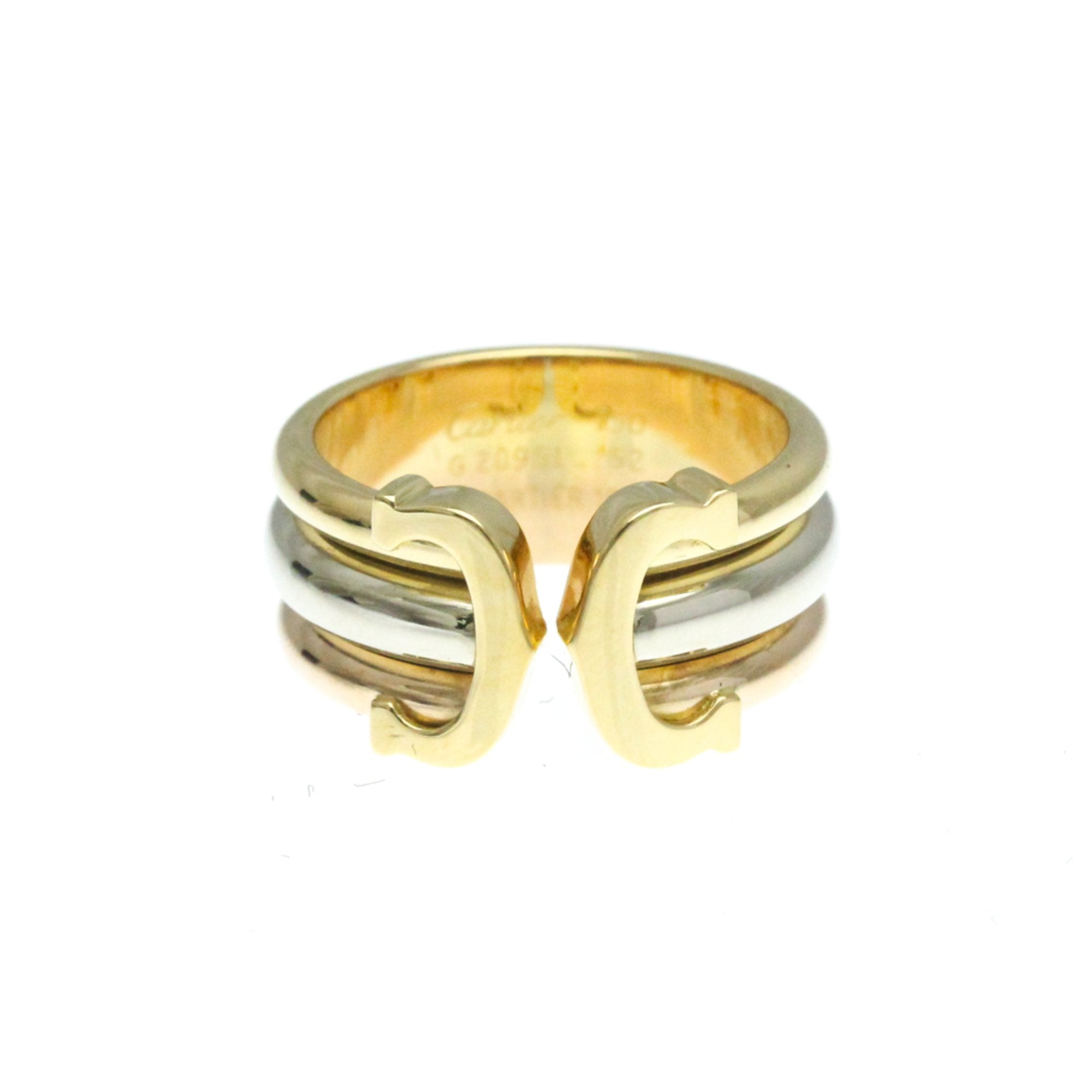 Cartier C2 Gold Yellow Gold Ring Jewelry (Pre-Owned)