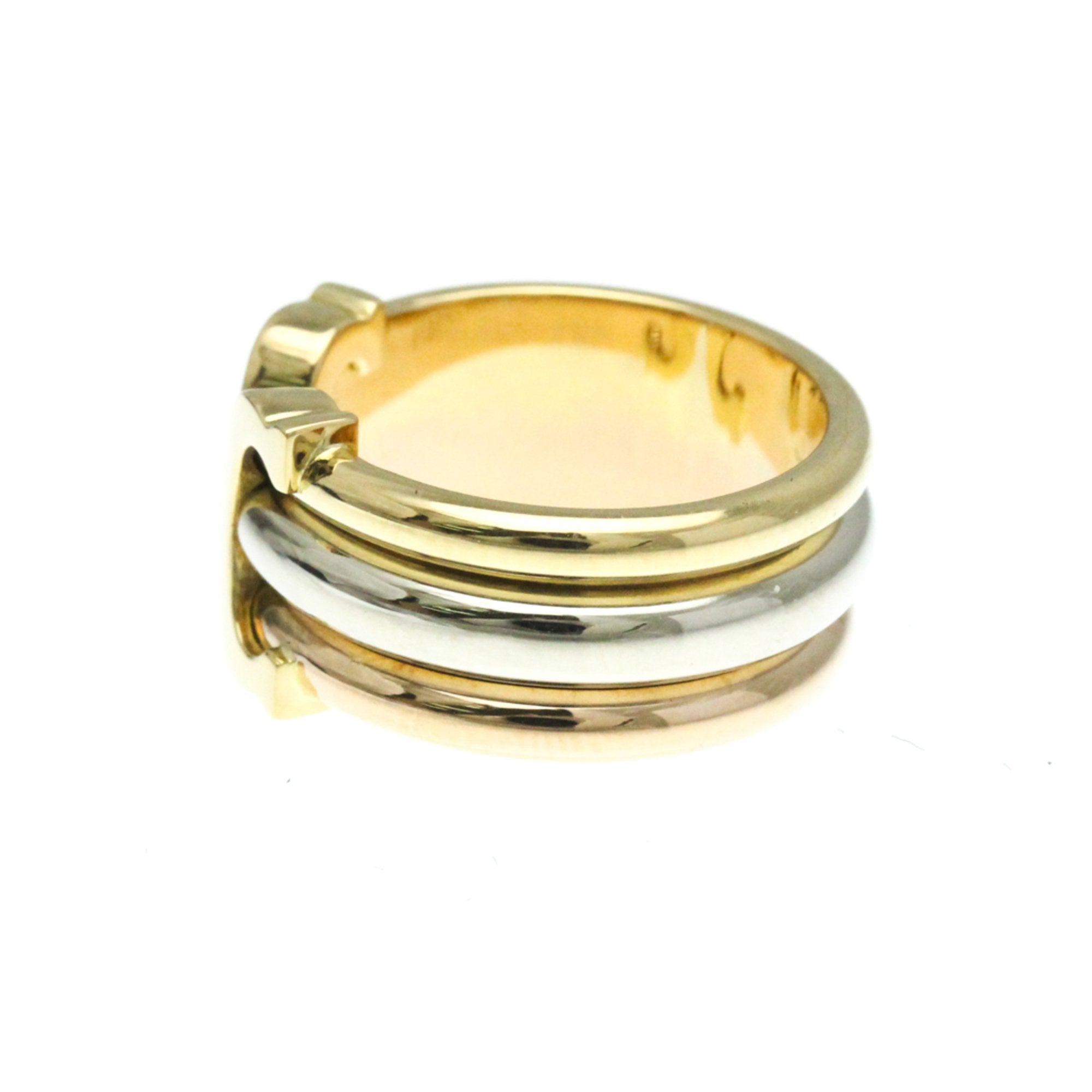 Cartier C2 Gold Yellow Gold Ring Jewelry (Pre-Owned)