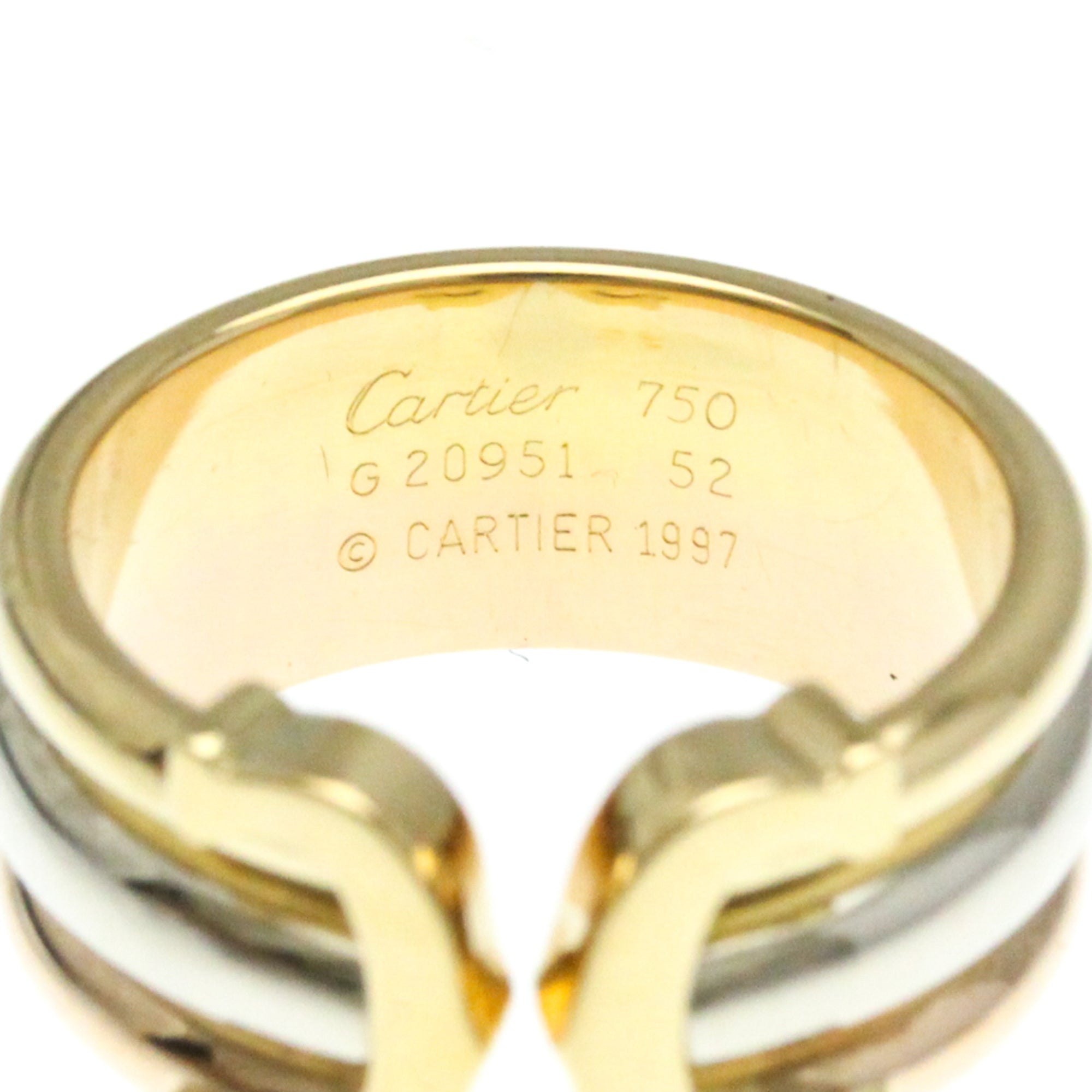 Cartier C2 Gold Yellow Gold Ring Jewelry (Pre-Owned)