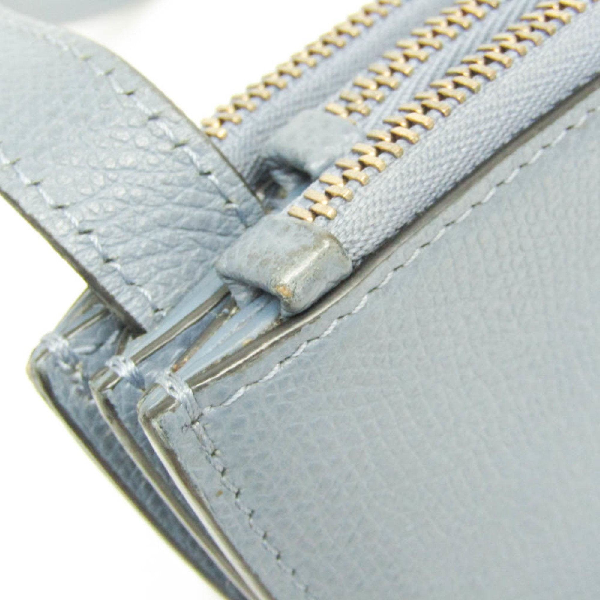 Dior Saddle Blue Leather Shoulder Bag (Pre-Owned)