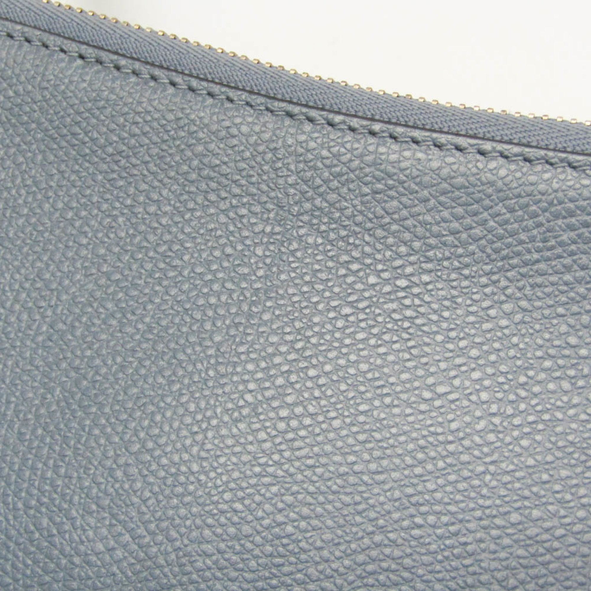 Dior Saddle Blue Leather Shoulder Bag (Pre-Owned)
