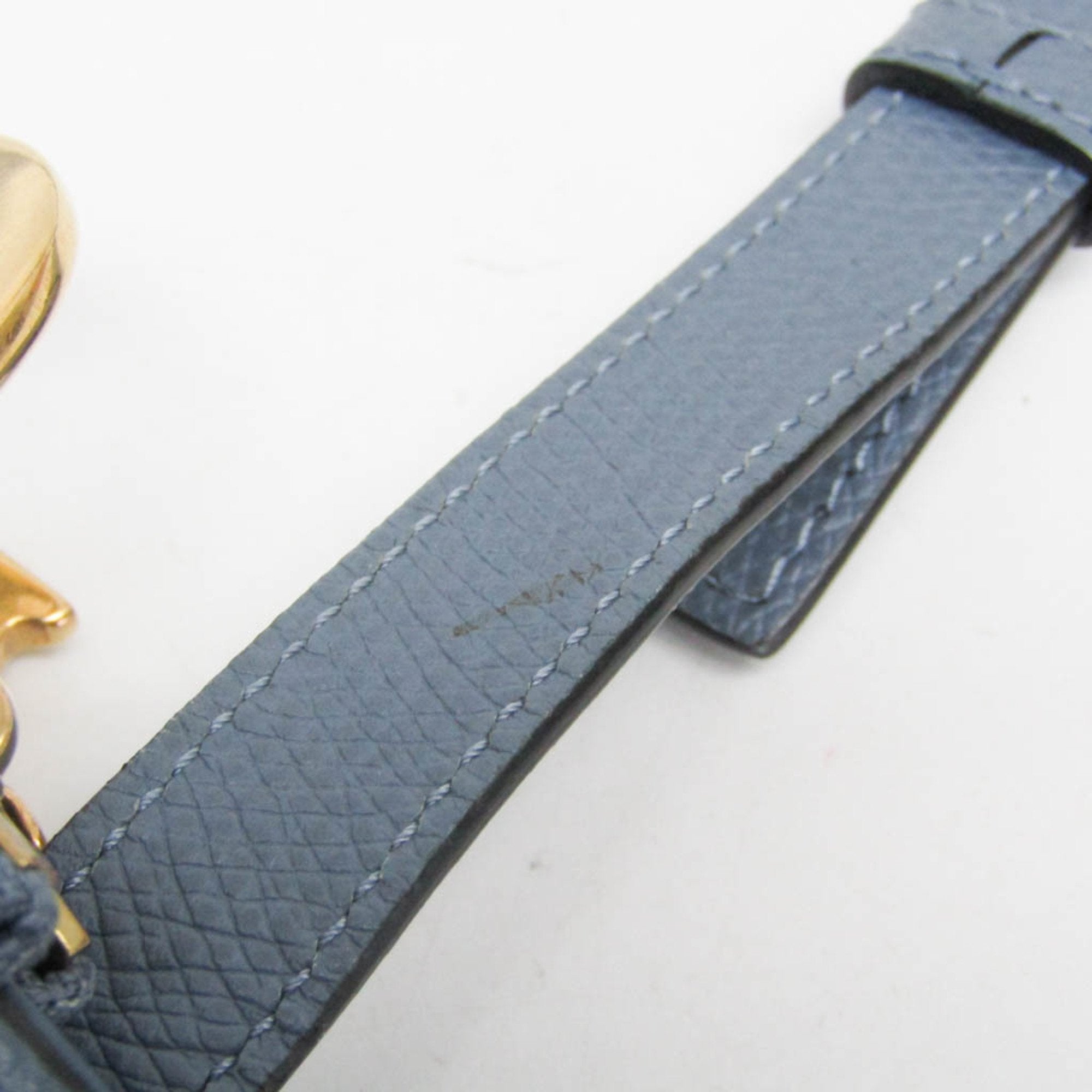 Dior Saddle Blue Leather Shoulder Bag (Pre-Owned)