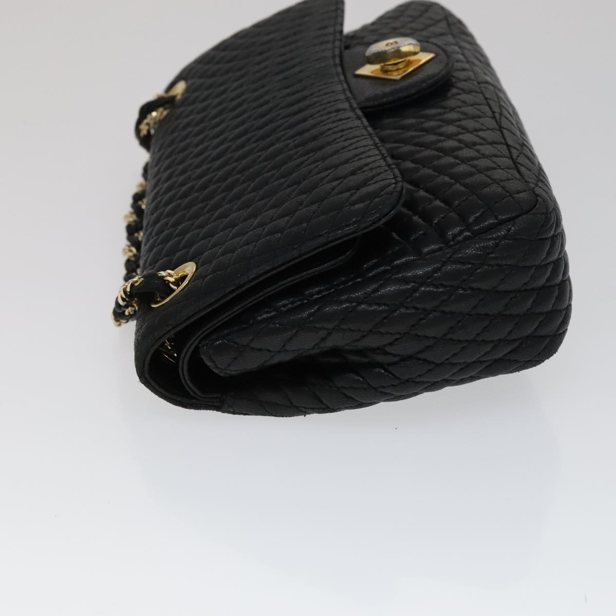 Bally Black Leather Shoulder Bag (Pre-Owned)