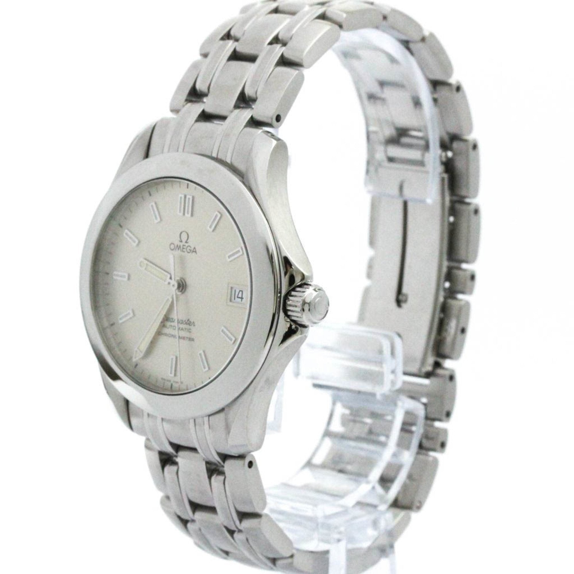 Omega Seamaster White Steel Bag Watch (Pre-Owned)