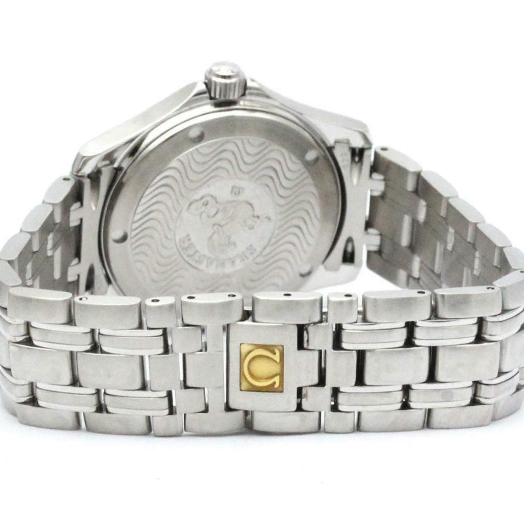 Omega Seamaster White Steel Bag Watch (Pre-Owned)