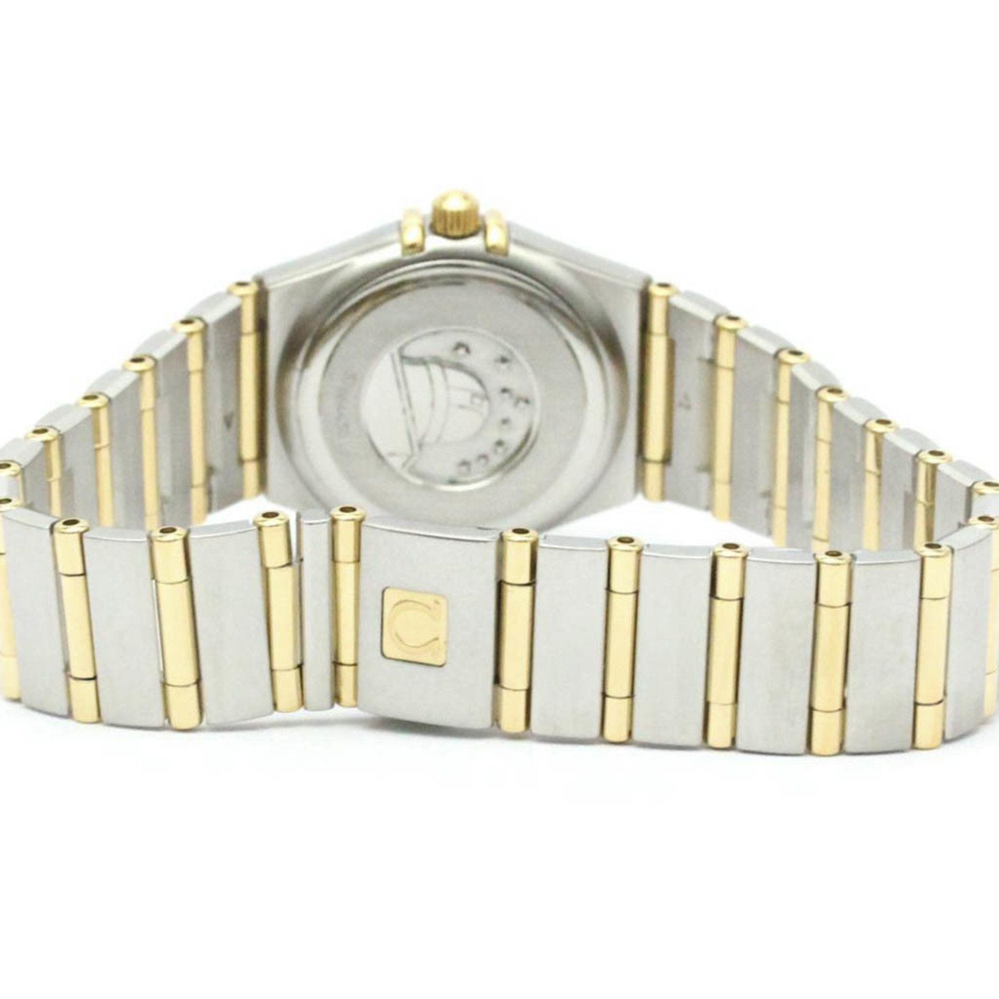 Omega Constellation White Gold And Steel Bag Watch (Pre-Owned)