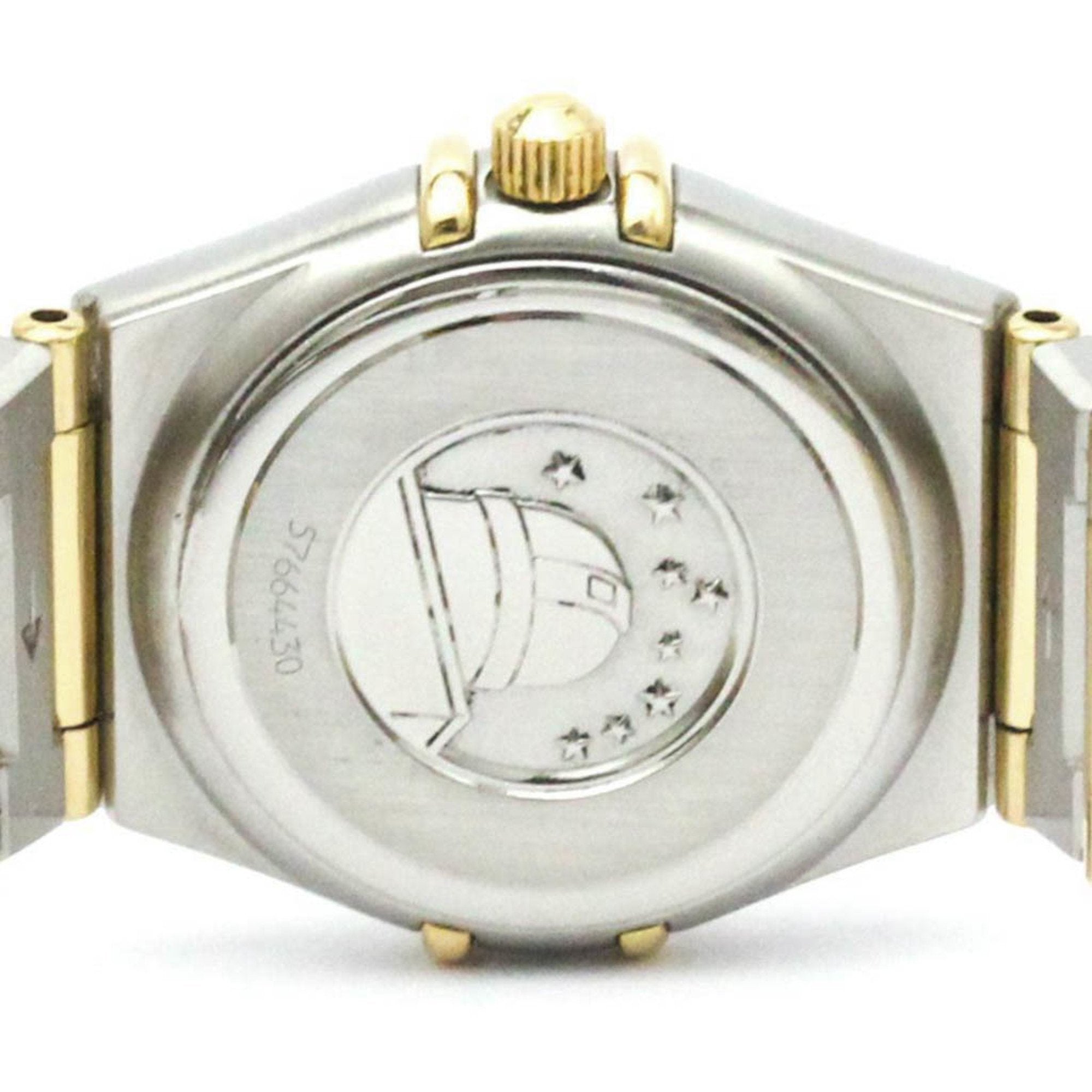 Omega Constellation White Gold And Steel Bag Watch (Pre-Owned)