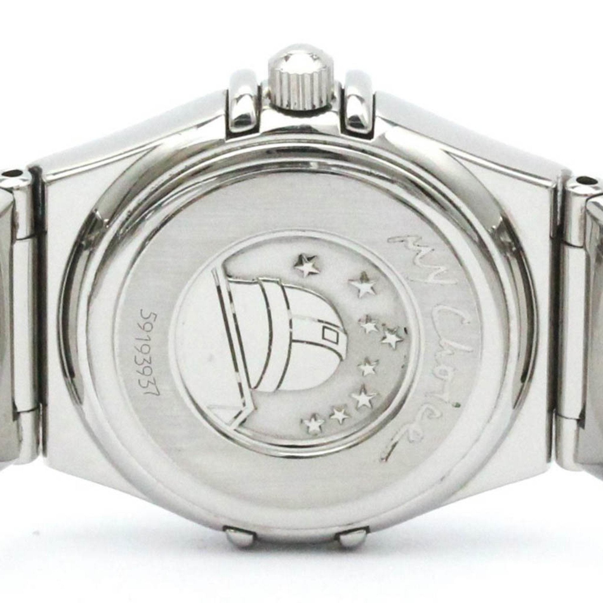 Omega Constellation White Steel Bag Watch (Pre-Owned)